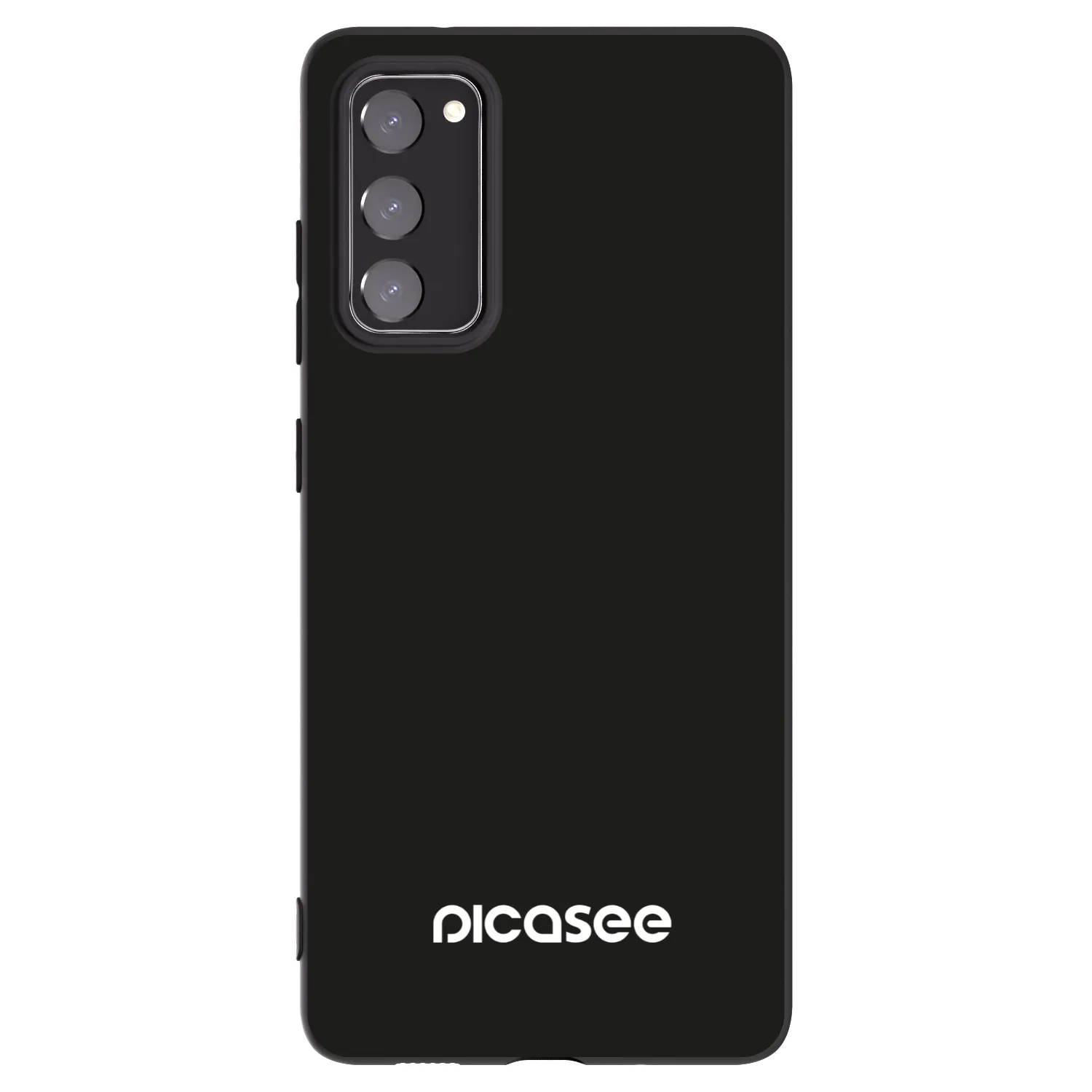 Picasee silikonowe czarne etui na Samsung Galaxy S20 FE - Picasee