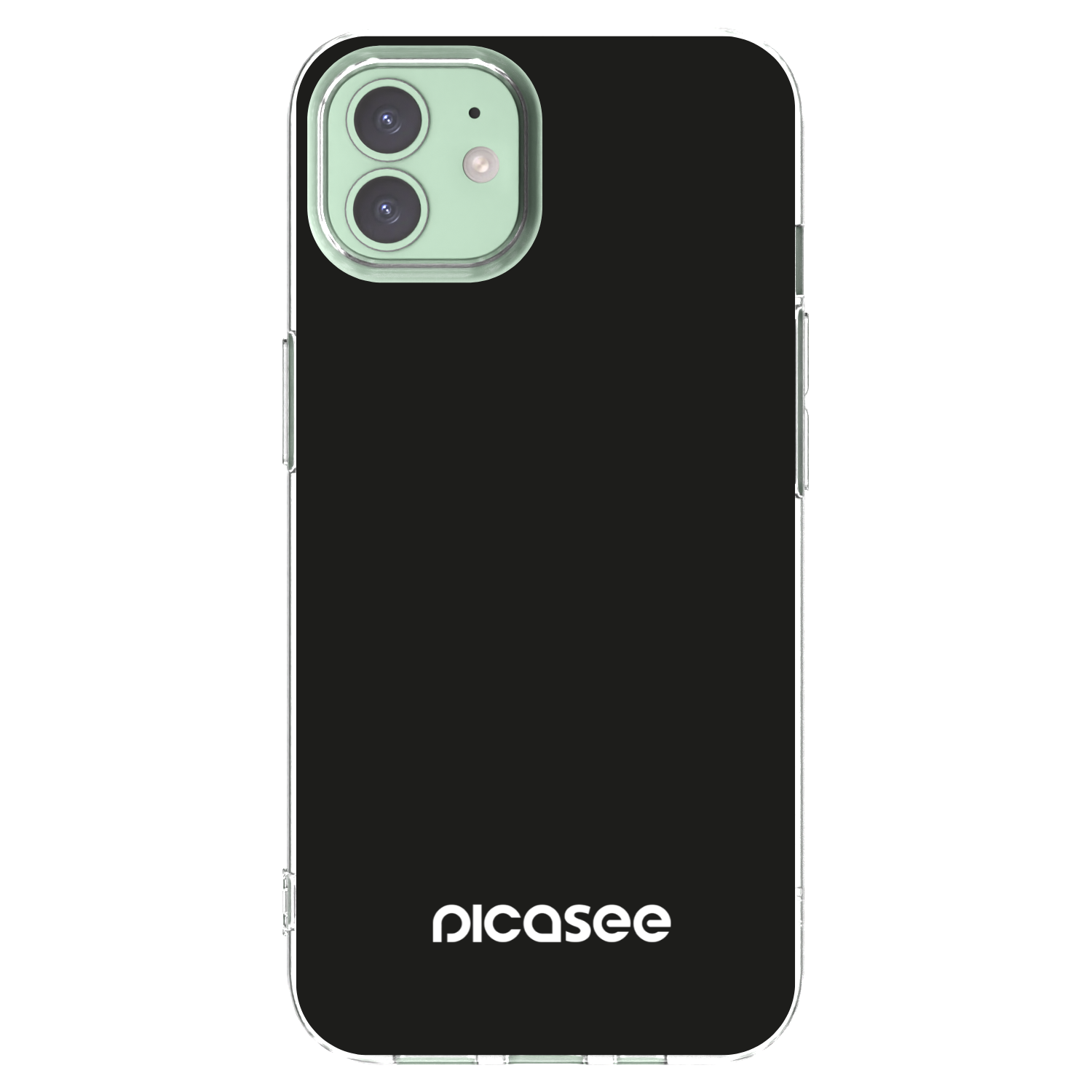 Picasee silikonowe przeźroczyste etui na Apple iPhone 12 - Picasee