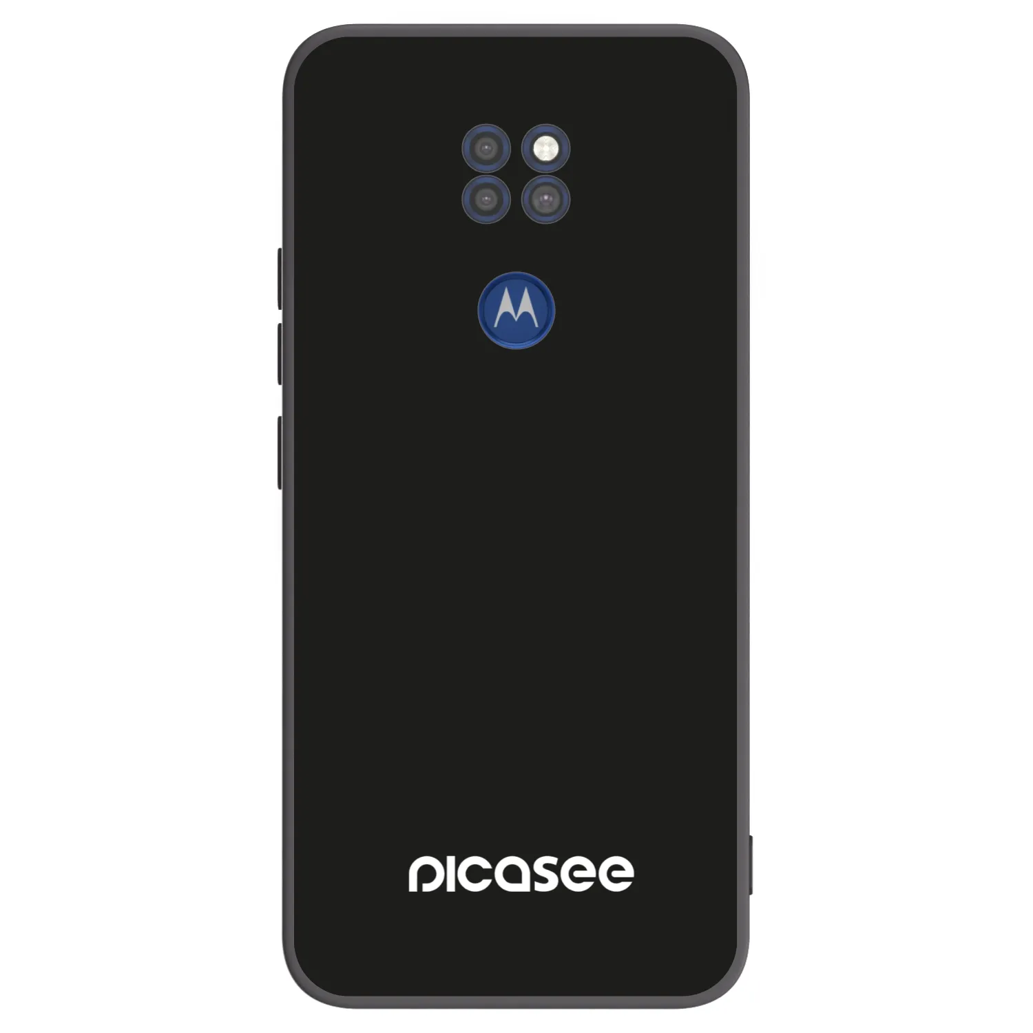 Picasee silikonowe czarne etui na Motorola Moto G9 Play - Picasee