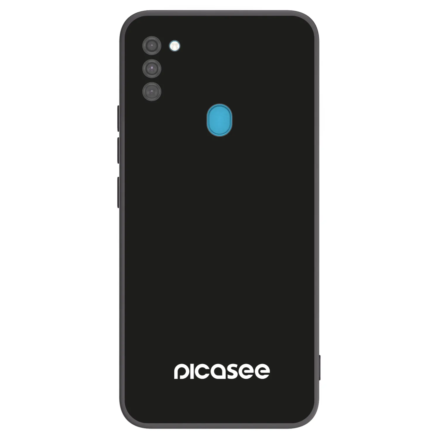 Picasee silikonowe czarne etui na Samsung Galaxy M11 - Picasee