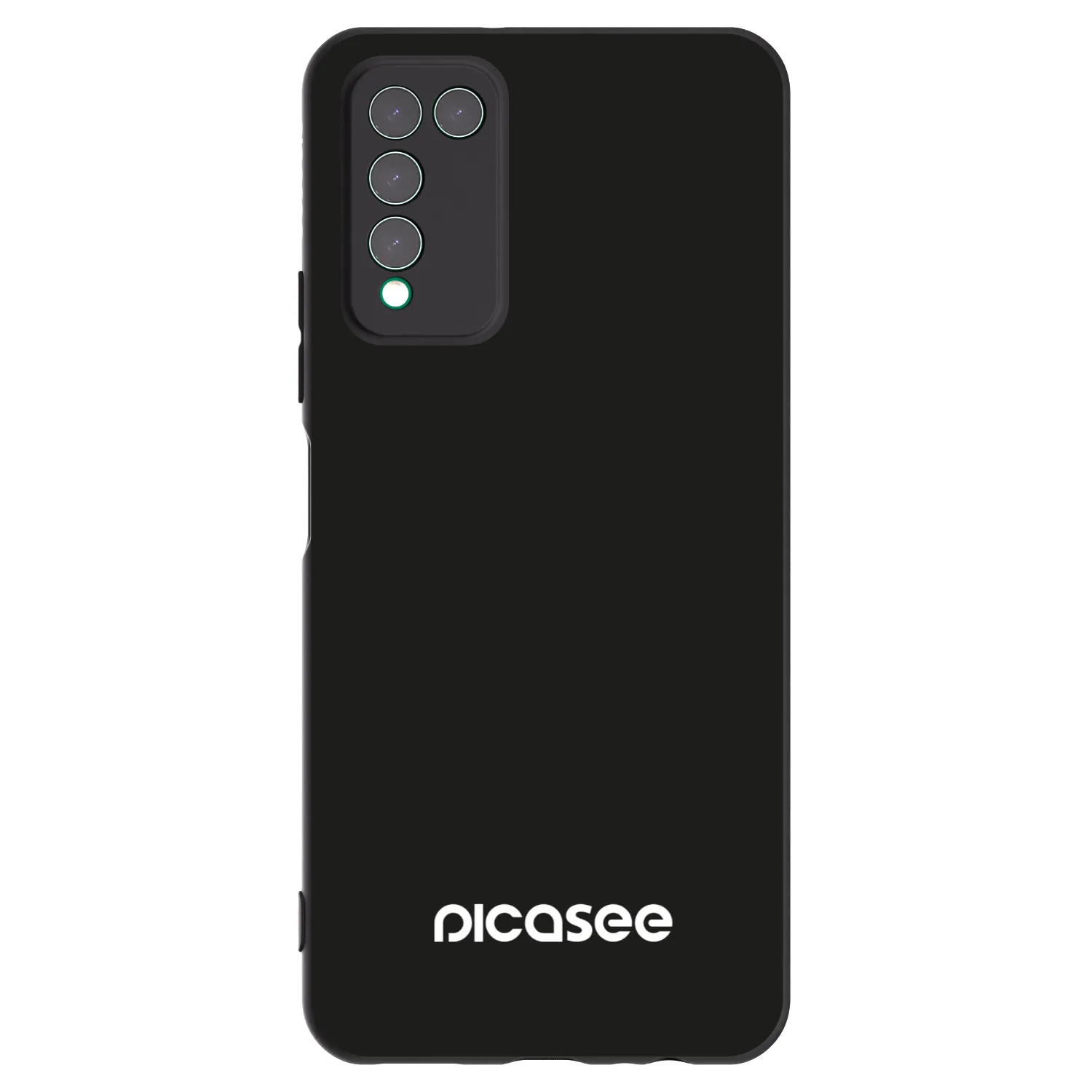 Picasee silikonowe czarne etui na Honor 10X Lite - Picasee
