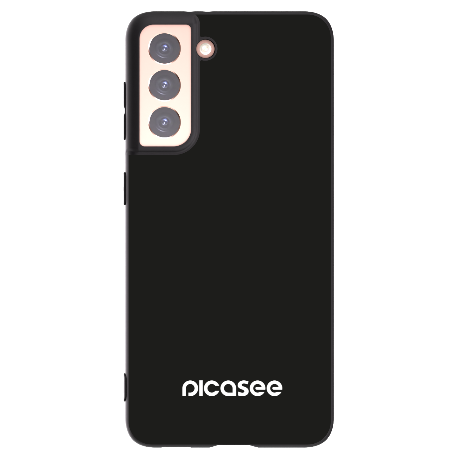 Picasee silikonowe czarne etui na Samsung Galaxy S21 5G G991B - Picasee