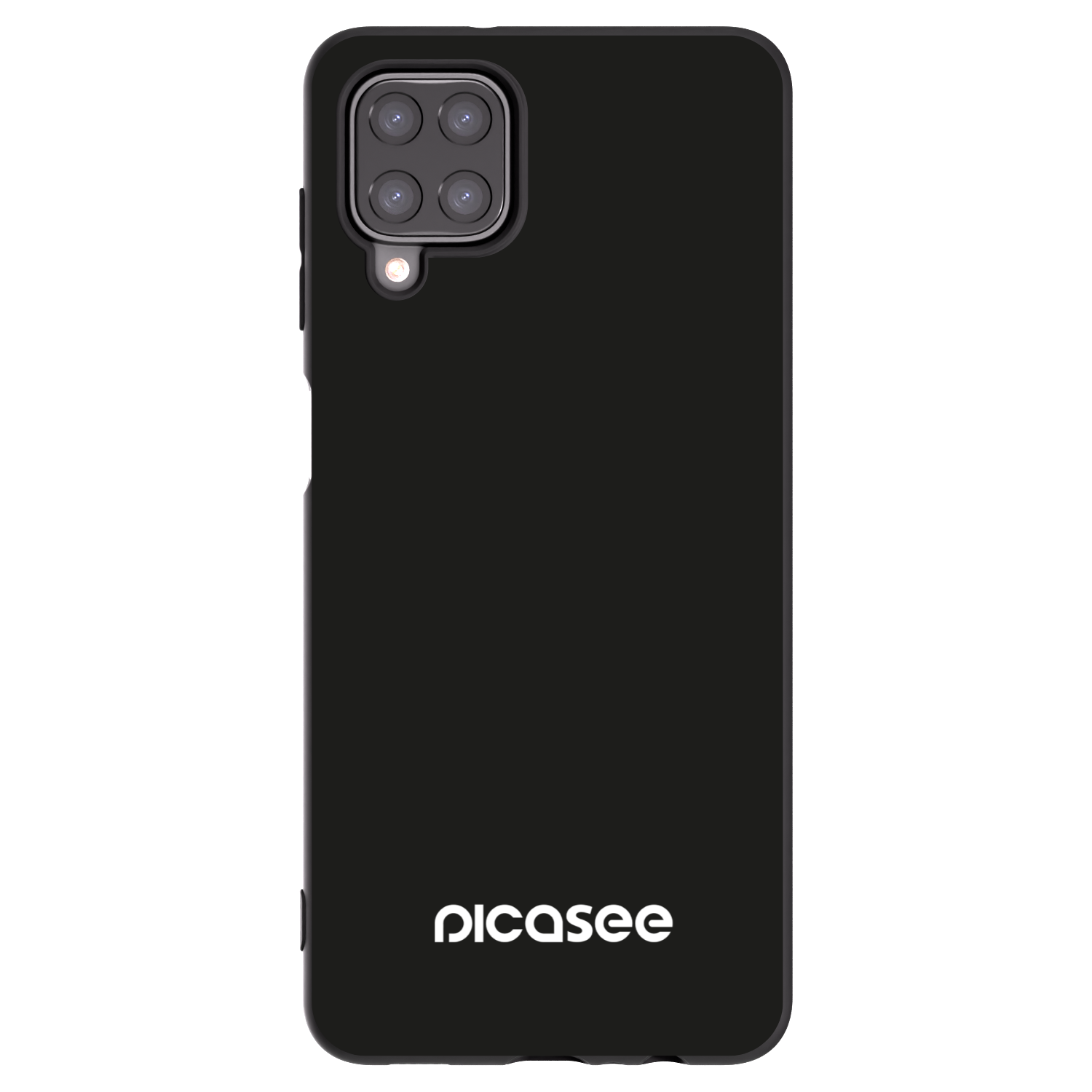 Picasee silikonowe czarne etui na Samsung Galaxy A12 A125F - Picasee
