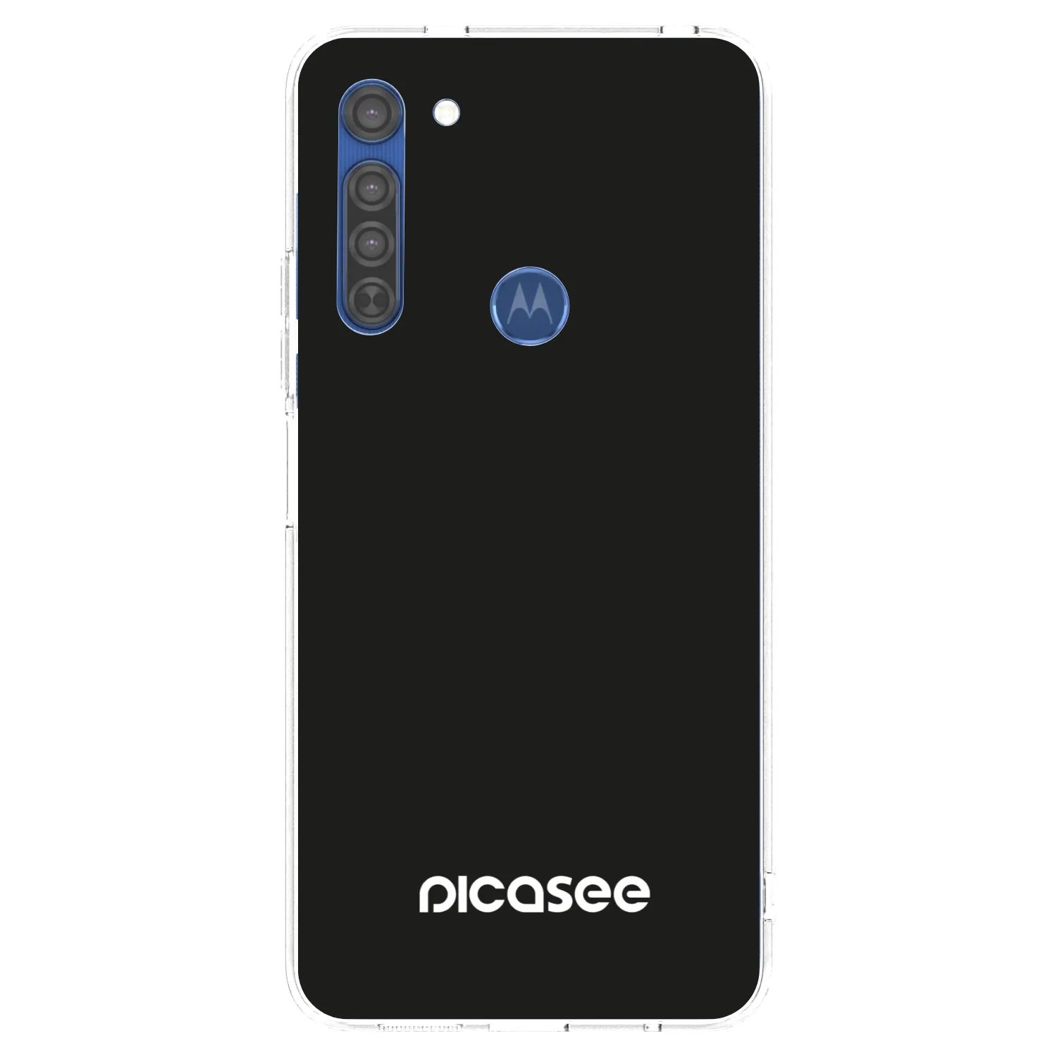 Picasee silikonowe przeźroczyste etui na Motorola Moto G8 - Picasee