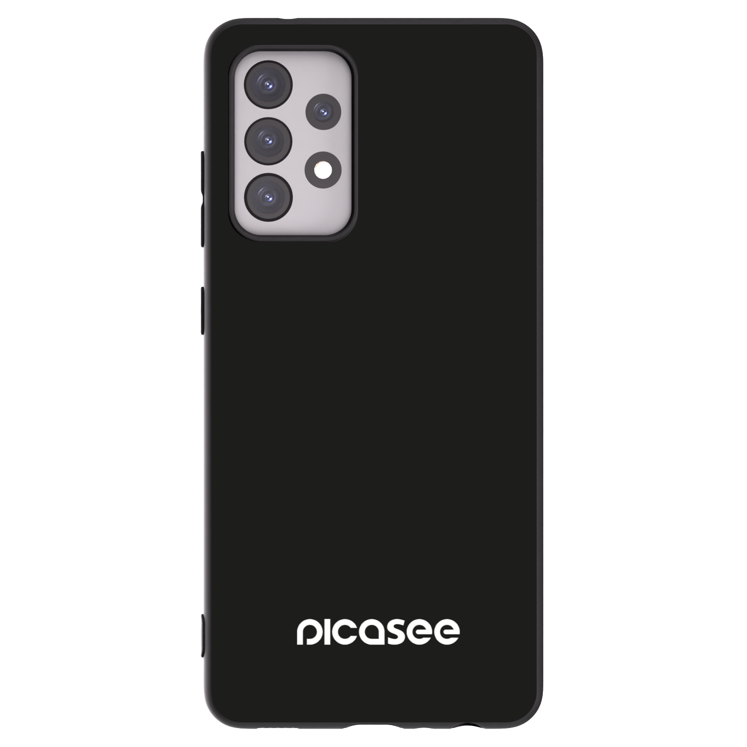 Picasee silikonowe czarne etui na Samsung Galaxy A52 5G A525F - Picasee