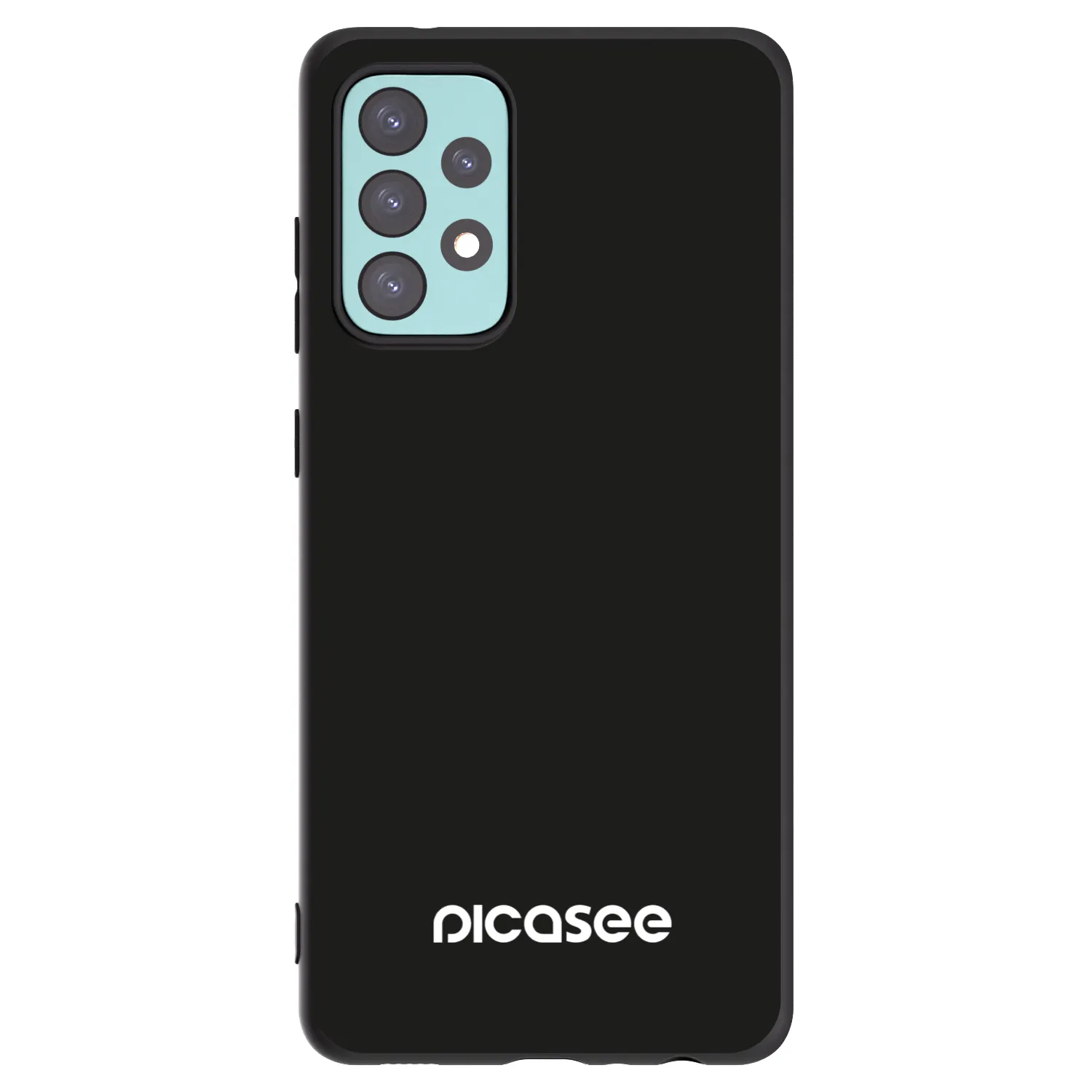 Picasee silikonowe czarne etui na Samsung Galaxy A72 A725F - Picasee