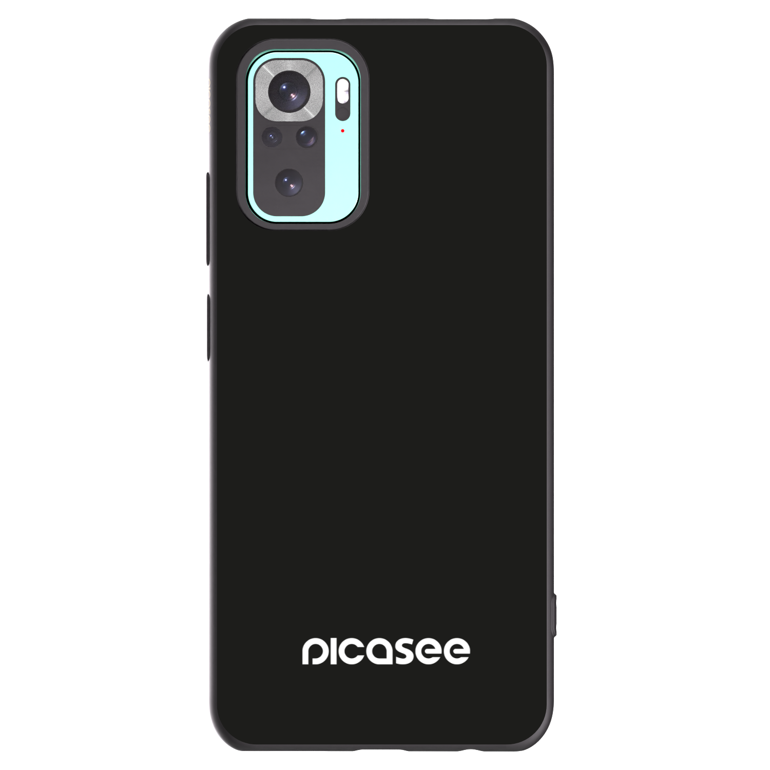 Picasee silikonowe czarne etui na Xiaomi Redmi Note 10 Pro - Picasee