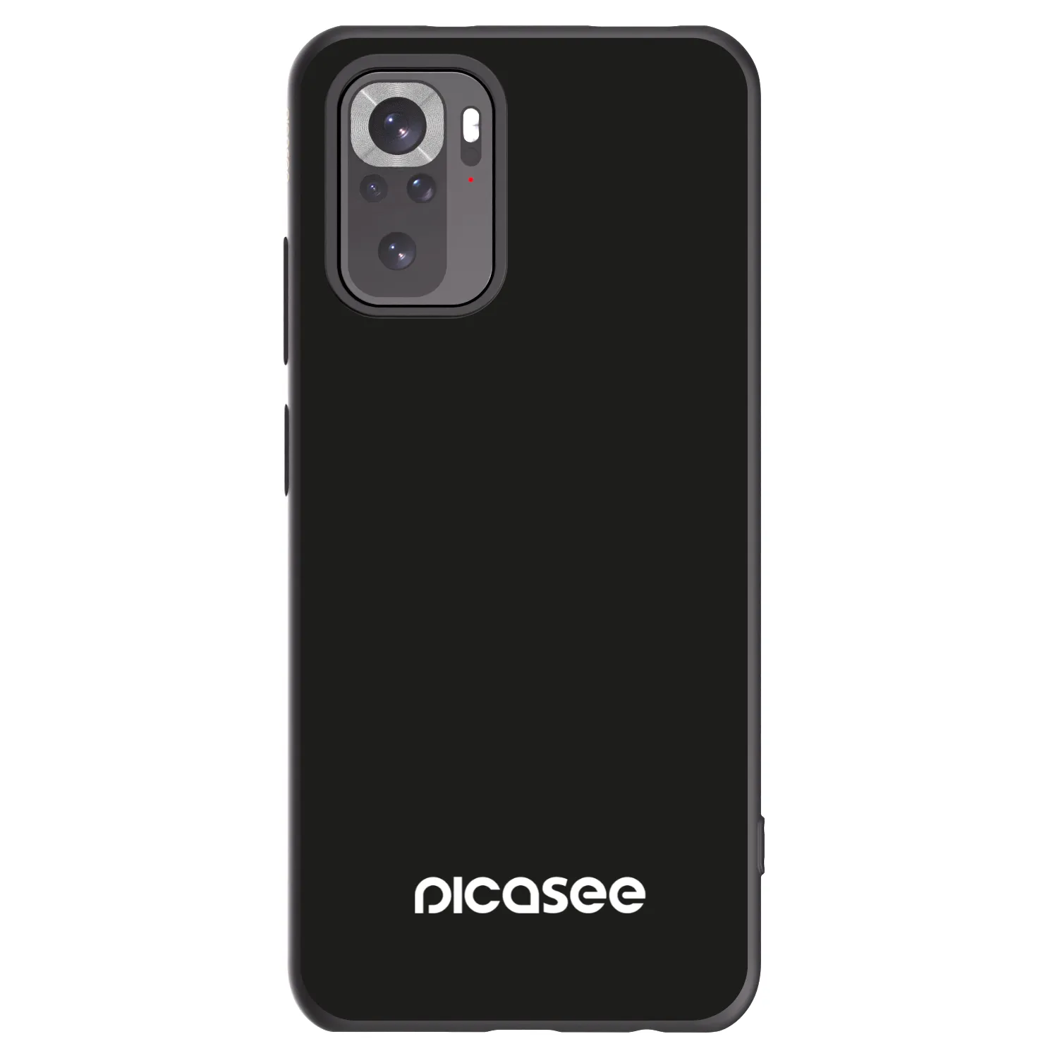 Picasee silikonowe czarne etui na Xiaomi Redmi Note 10S - Picasee