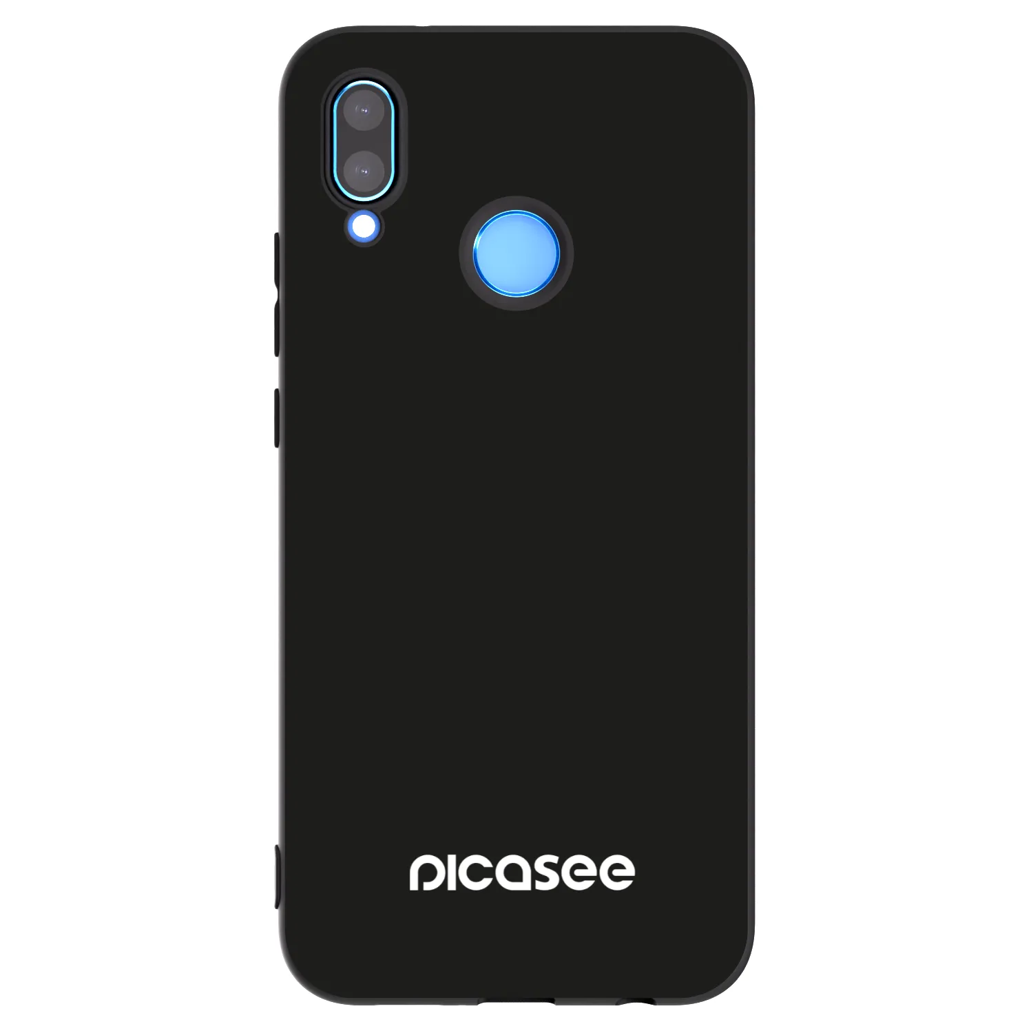 Picasee silikonowe czarne etui na Huawei P20 Lite - Picasee