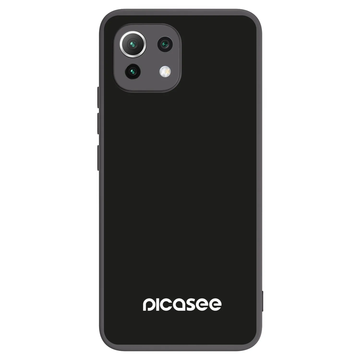 Picasee silikonowe czarne etui na Xiaomi Mi 11 Lite - Picasee