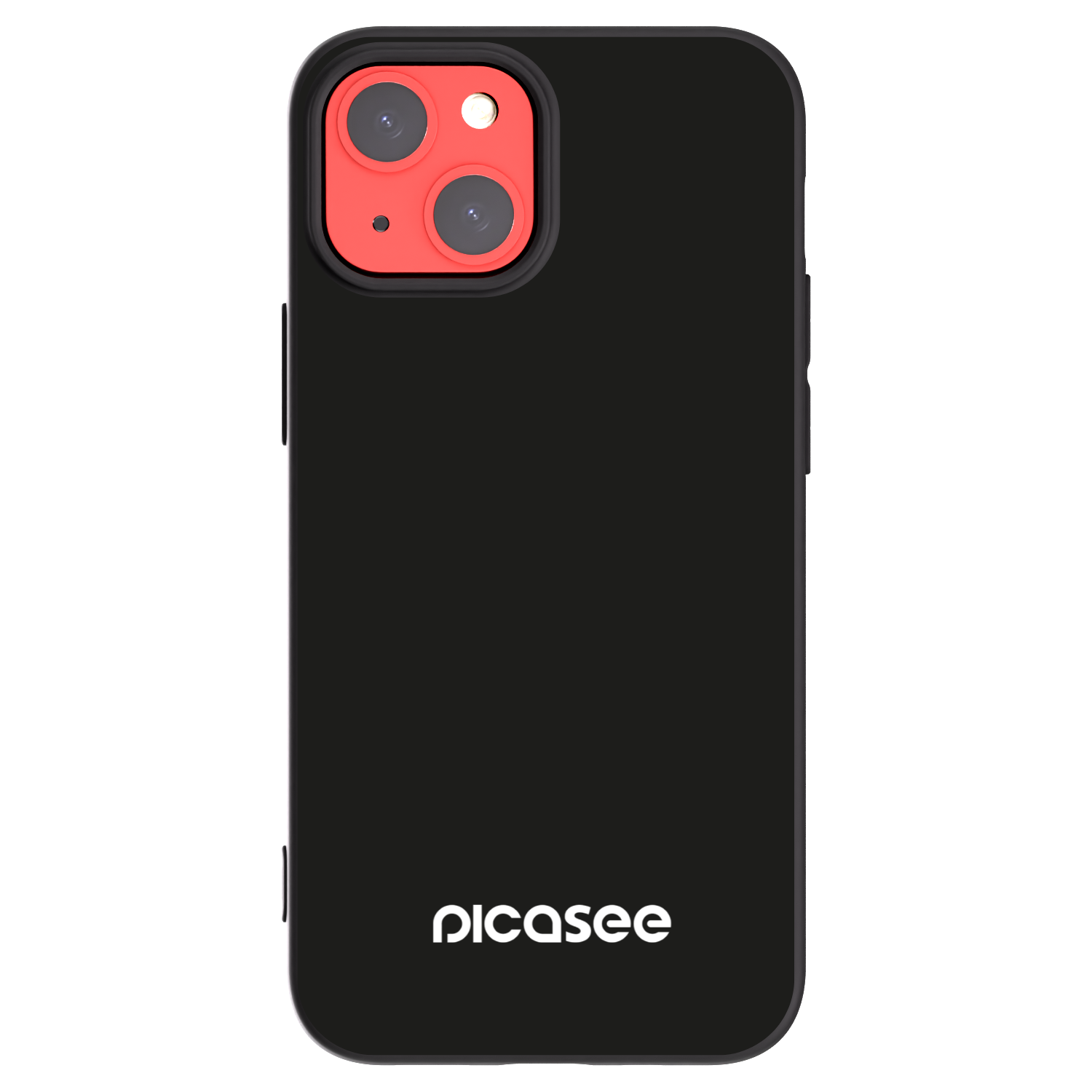Picasee silikonowe czarne etui na Apple iPhone 13 mini - Picasee