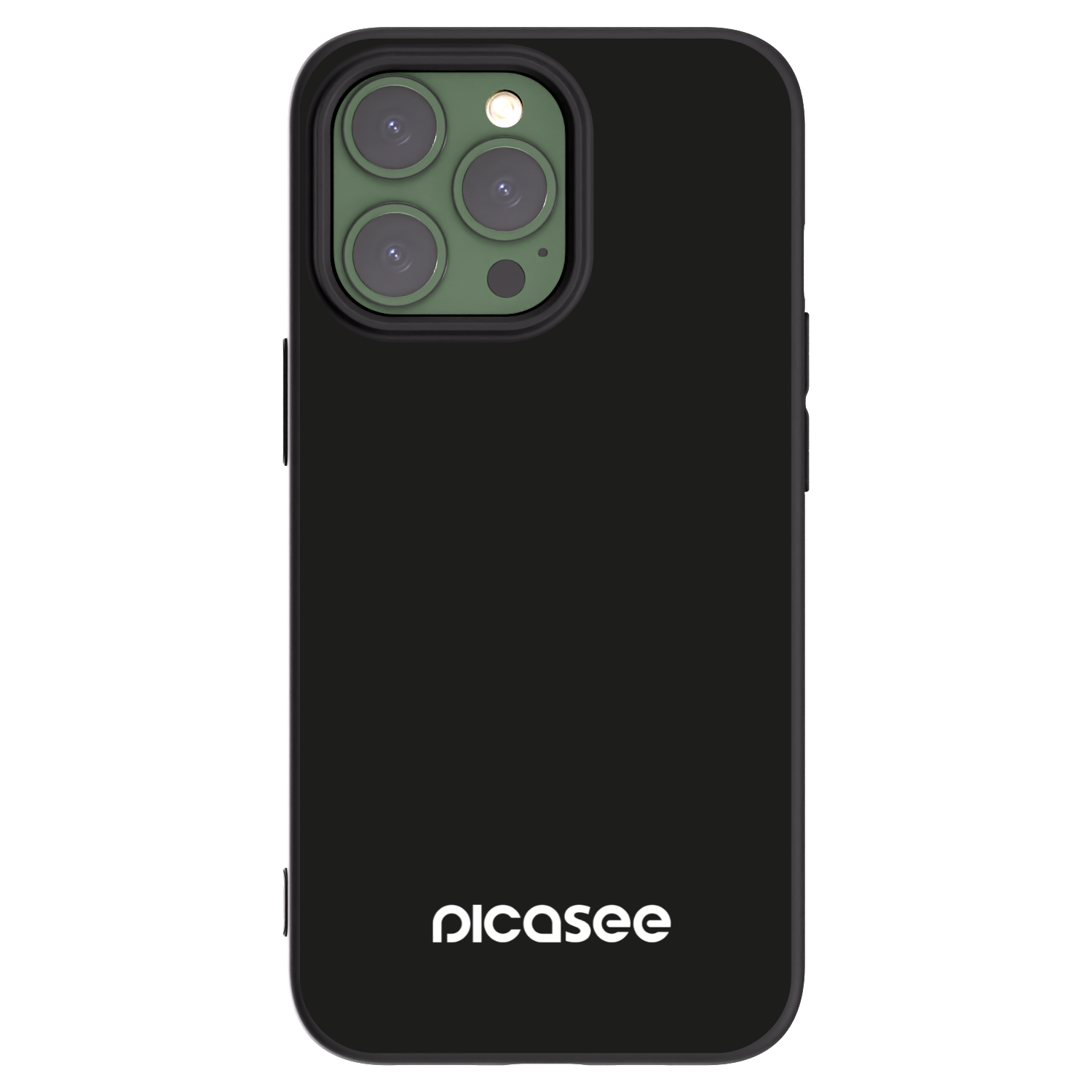 Picasee silikonowe czarne etui na Apple iPhone 13 Pro - Picasee