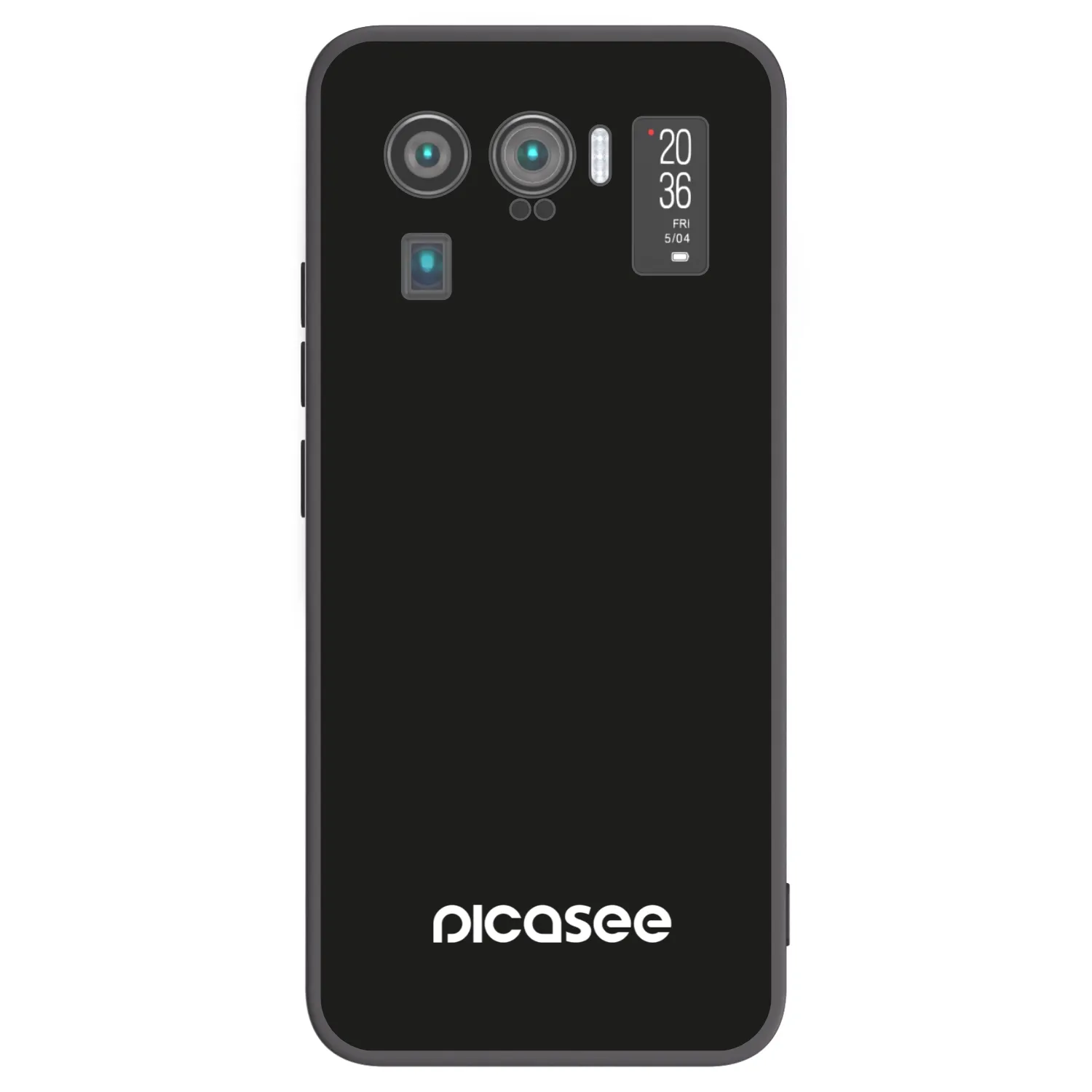Picasee silikonowe czarne etui na Xiaomi Mi 11 Ultra - Picasee