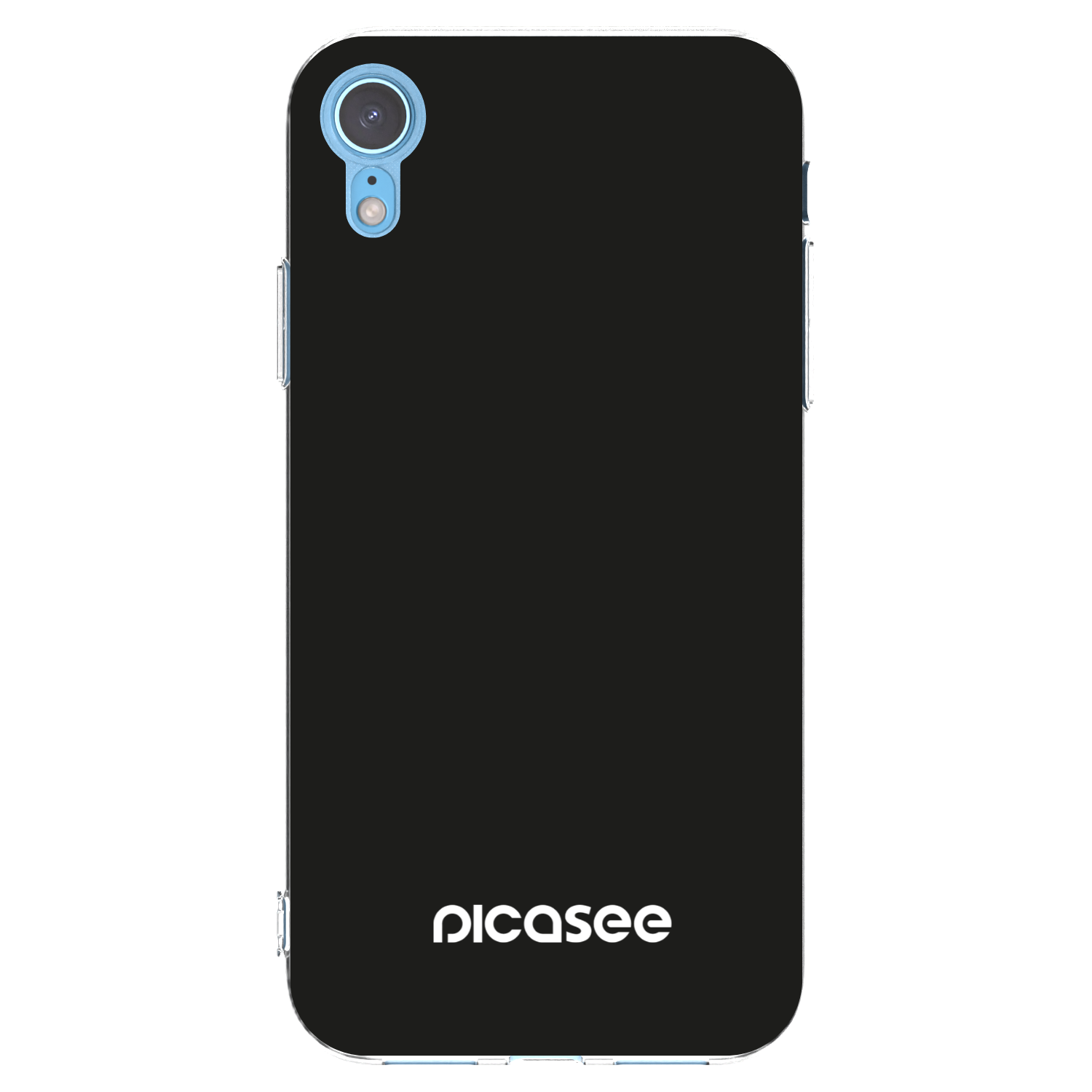 Picasee silikonowe przeźroczyste etui na Apple iPhone XR - Picasee