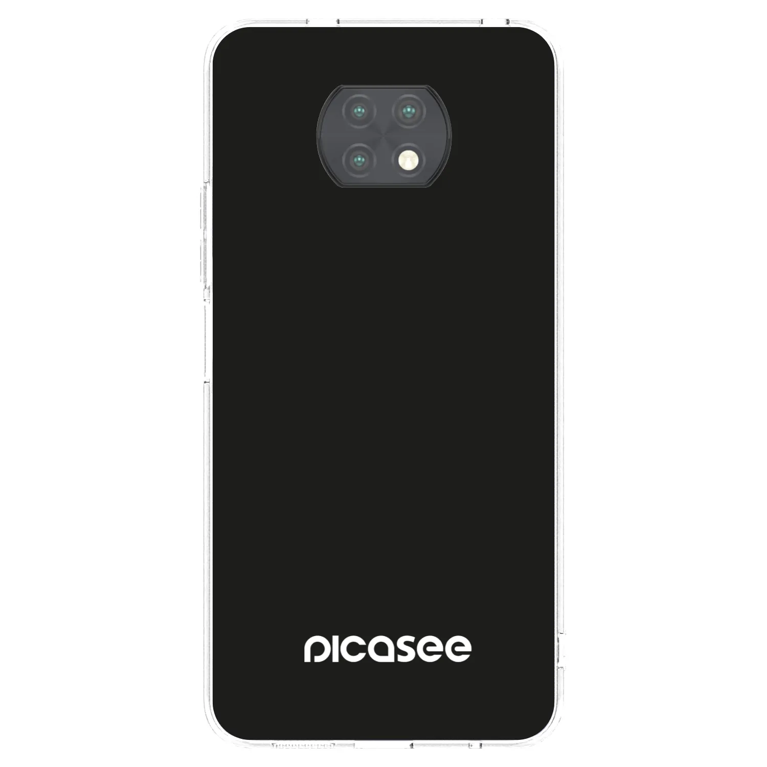 Picasee silikonowe przeźroczyste etui na Xiaomi Redmi Note 9T - Picasee