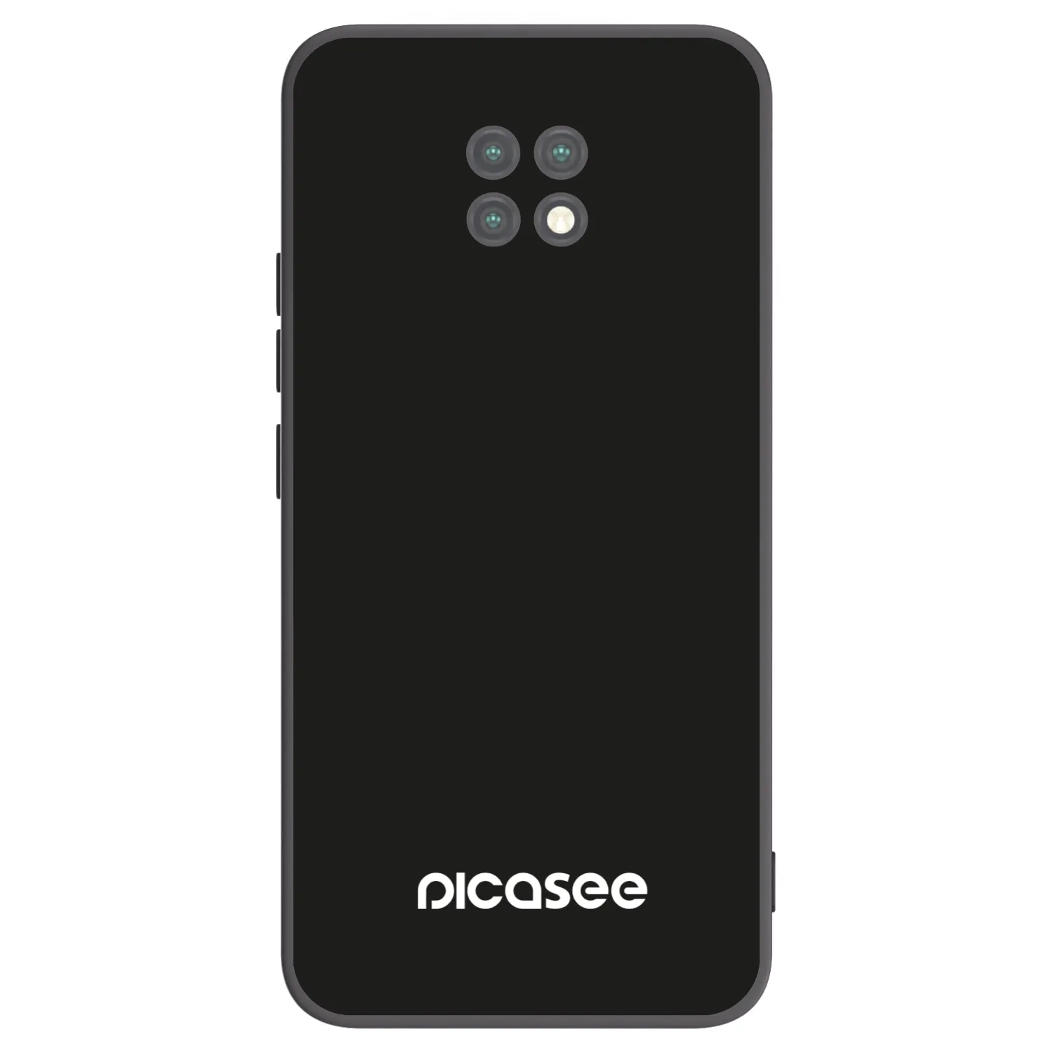 Picasee silikonowe czarne etui na Xiaomi Redmi Note 9T - Picasee
