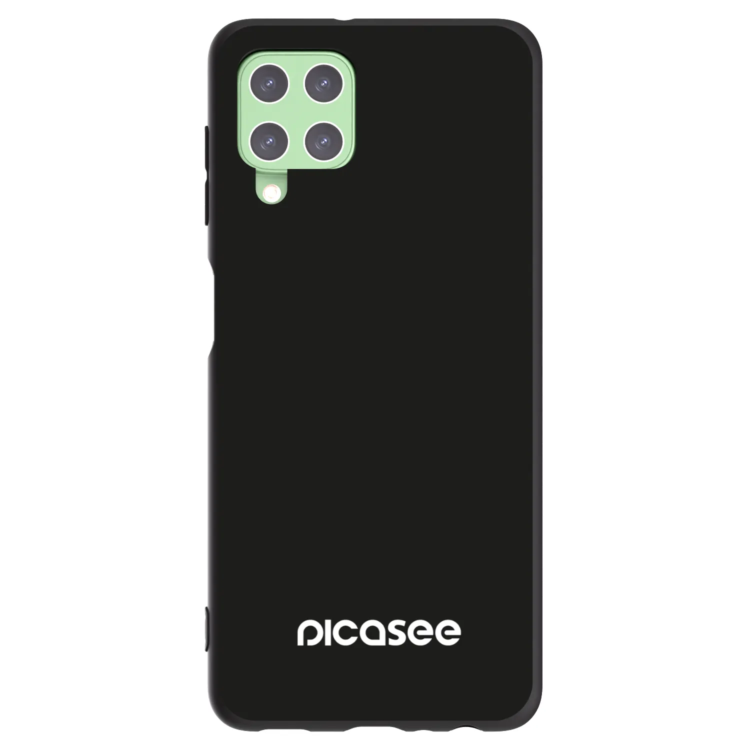 Picasee silikonowe czarne etui na Samsung Galaxy A22 A225F 4G - Picasee