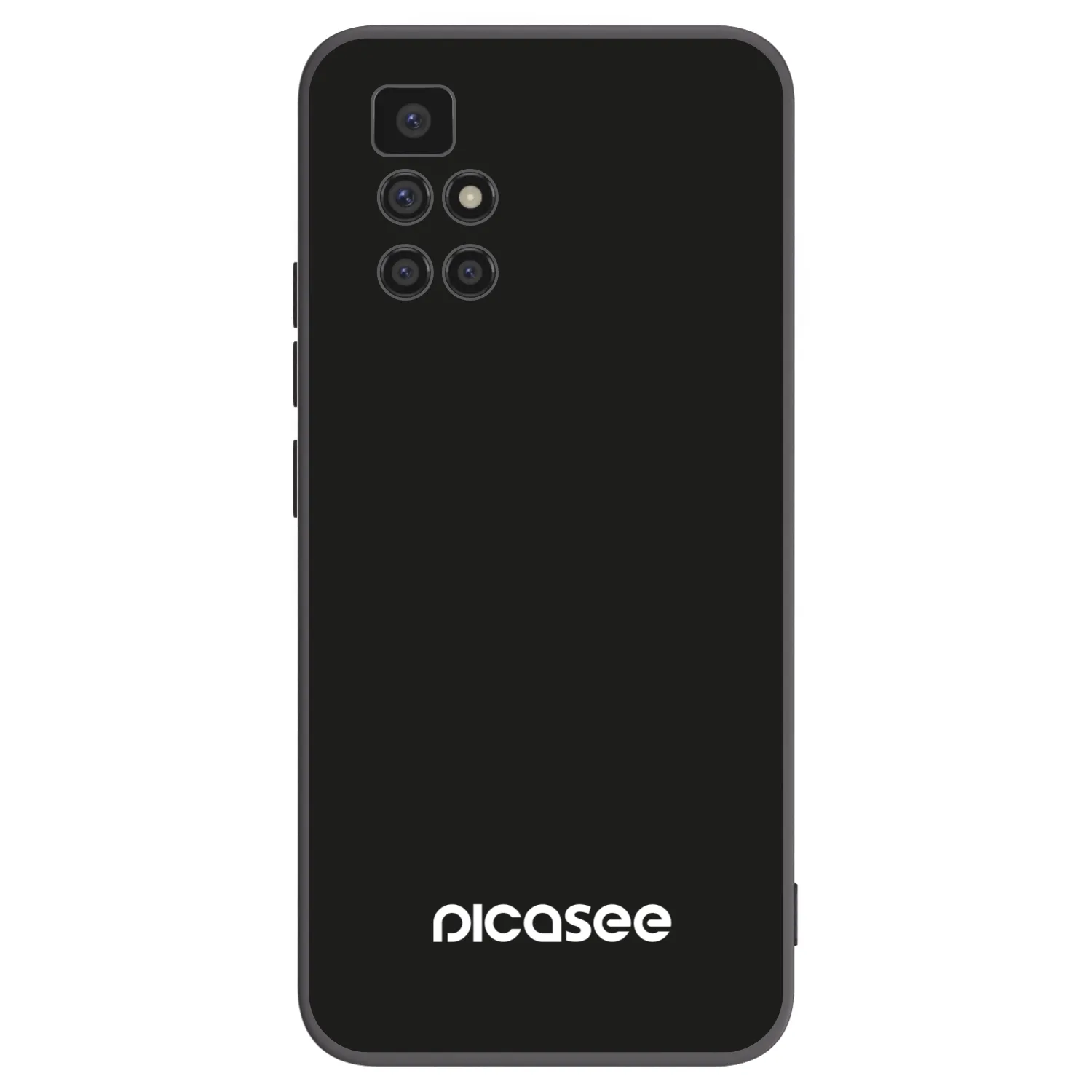 Picasee silikonowe czarne etui na Xiaomi Redmi 10 - Picasee