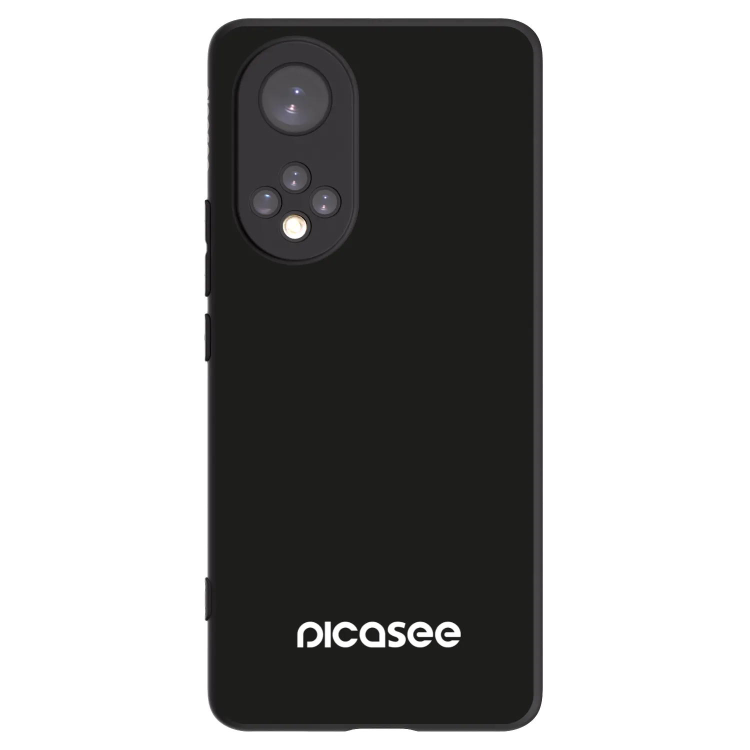 Picasee silikonowe czarne etui na Honor 50 5G - Picasee