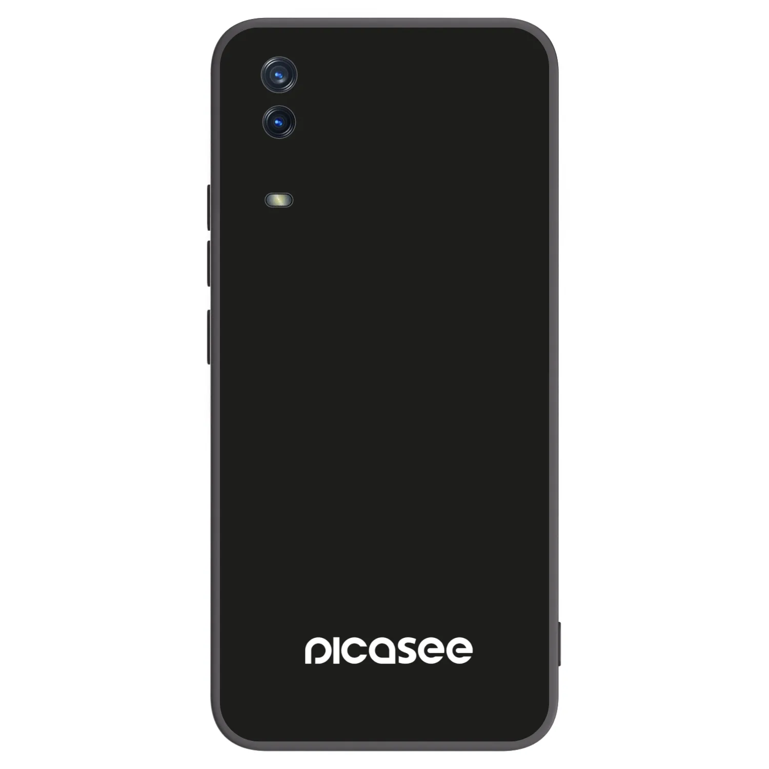 Picasee silikonowe czarne etui na Vivo Y11s - Picasee