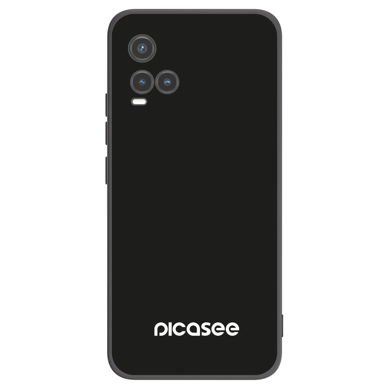 Picasee silikonowe czarne etui na Vivo Y33s - Picasee