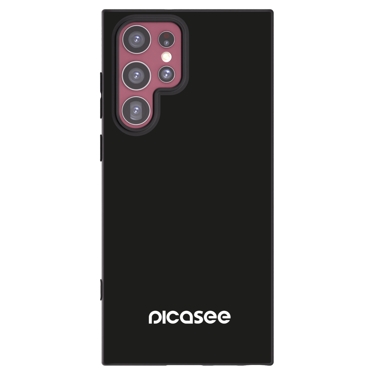 Picasee silikonowe czarne etui na Samsung Galaxy S22 Ultra 5G - Picasee