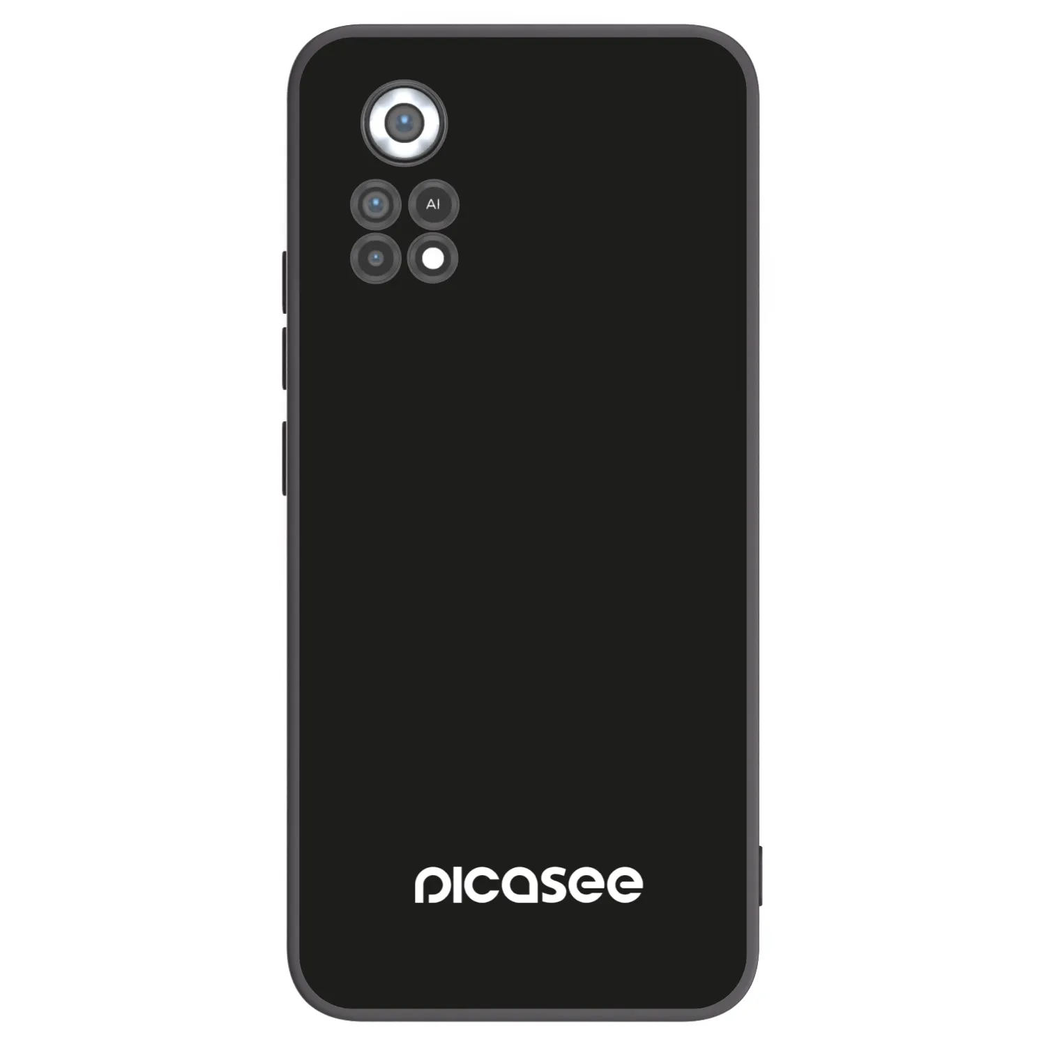 Picasee silikonowe czarne etui na Xiaomi Poco X4 Pro 5G - Picasee