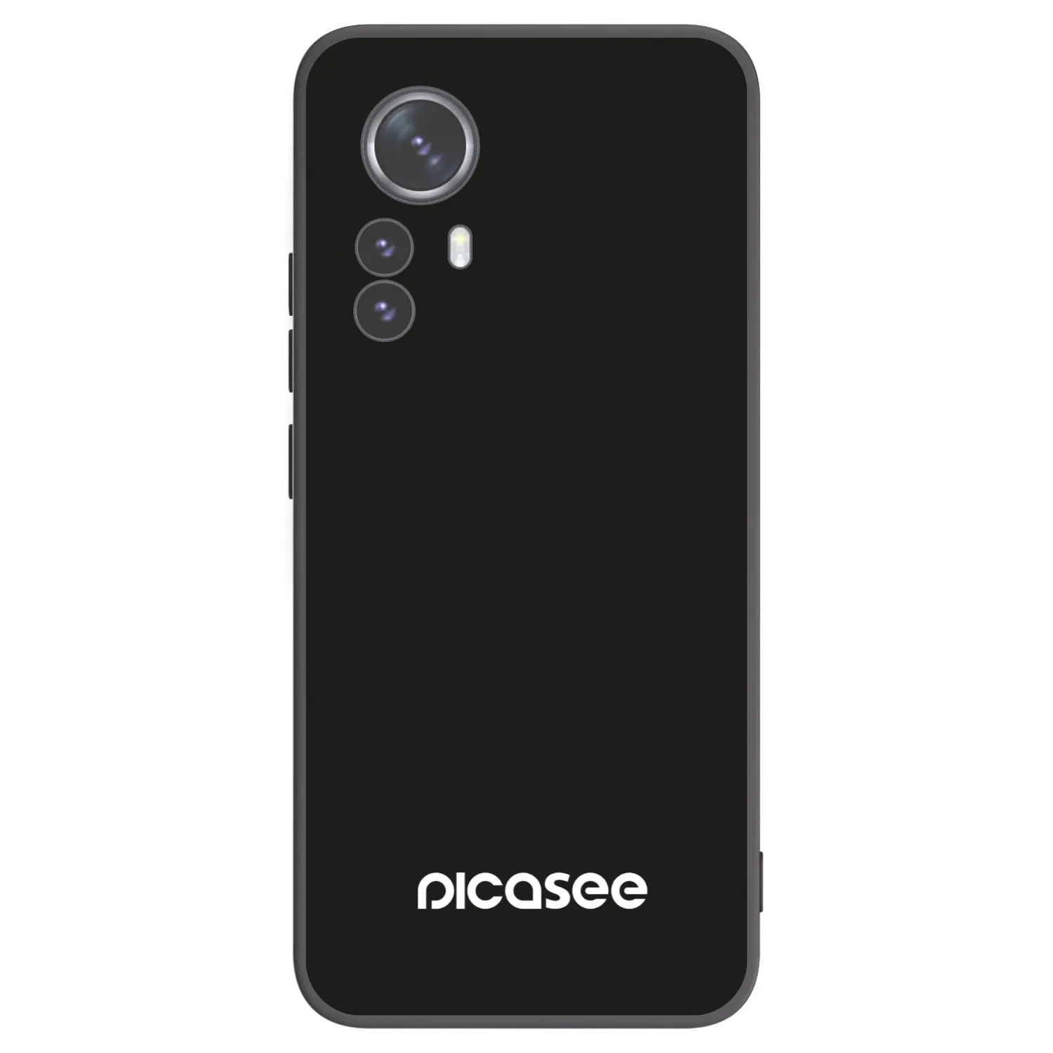 Picasee silikonowe czarne etui na Xiaomi 12 Pro - Picasee