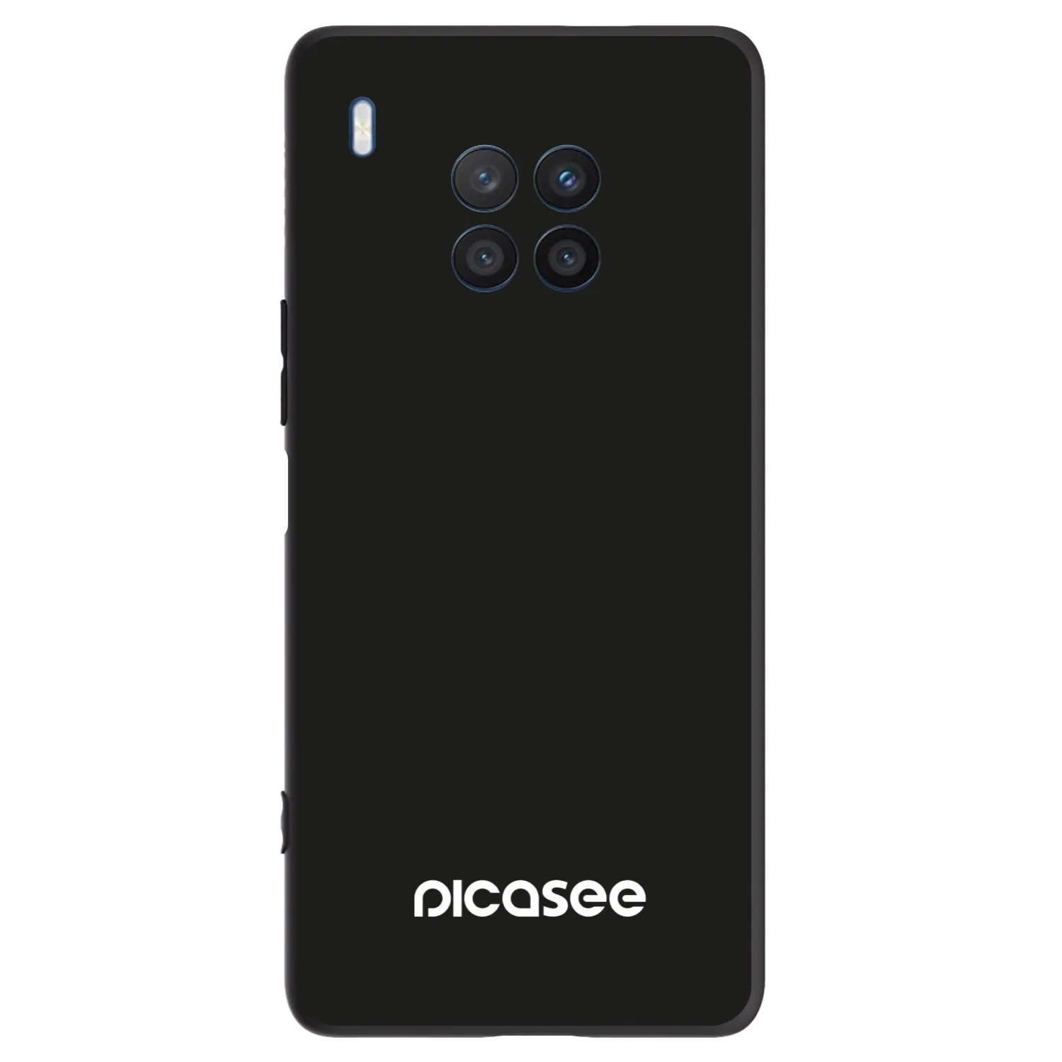 Picasee silikonowe czarne etui na Honor 50 Lite - Picasee