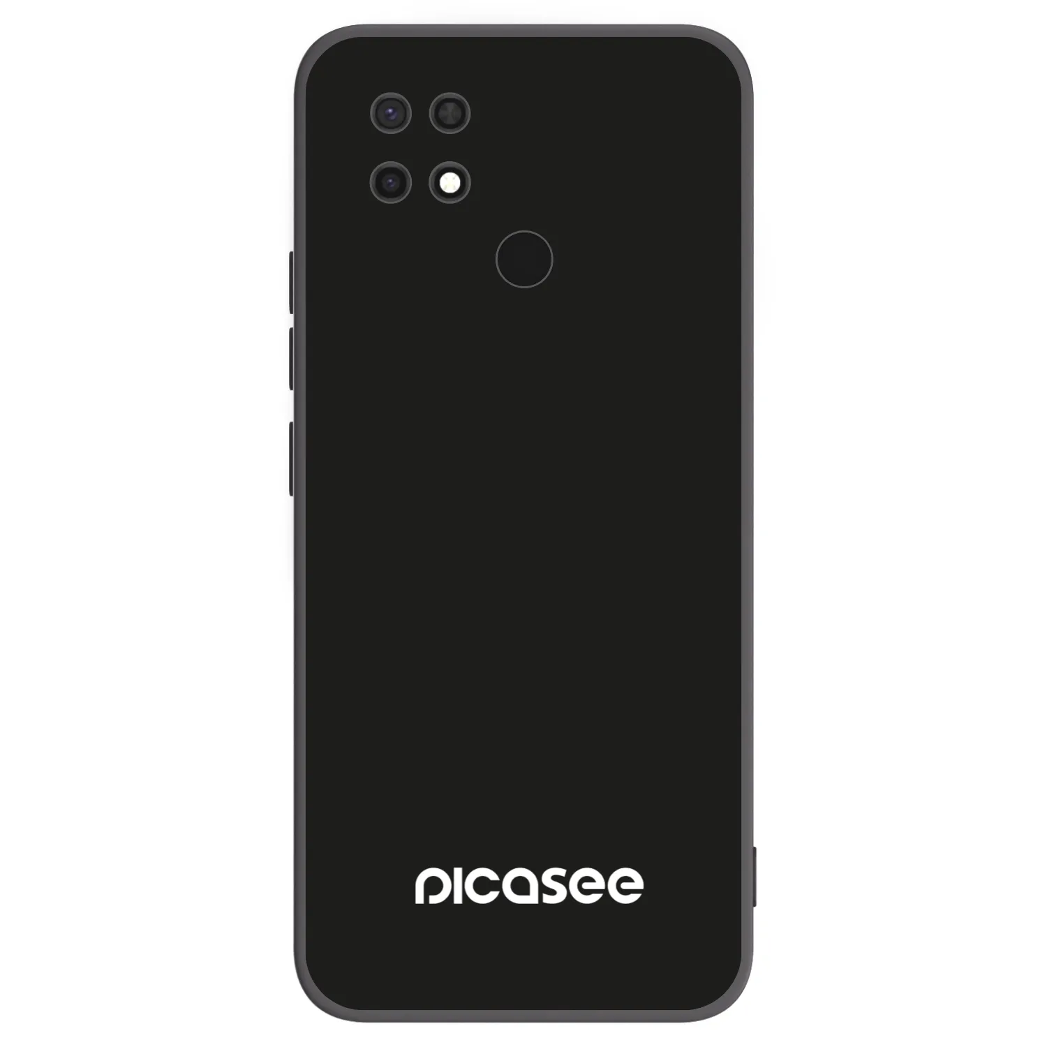 Picasee silikonowe czarne etui na Xiaomi Redmi 10C - Picasee