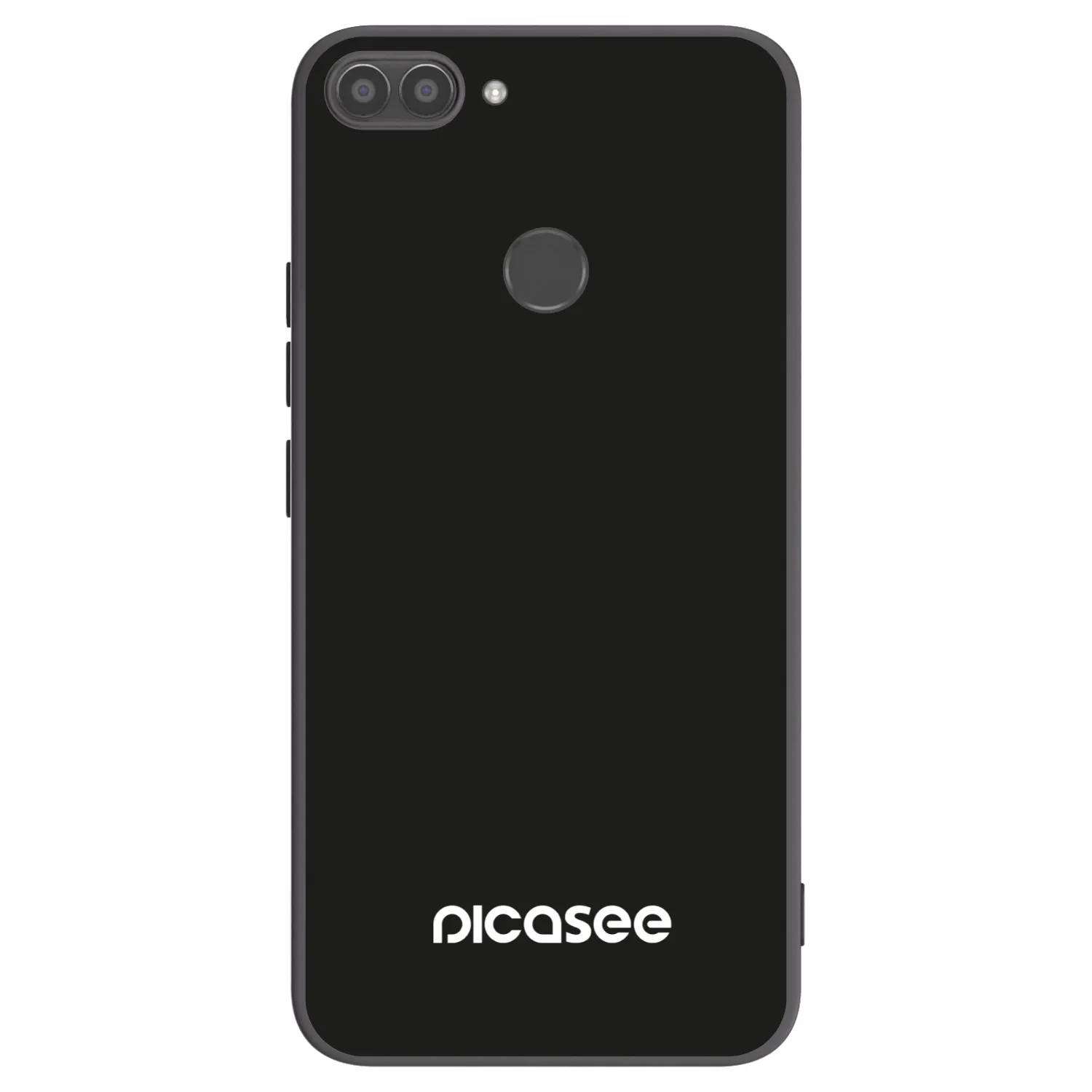 Picasee silikonowe czarne etui na Huawei P Smart - Picasee