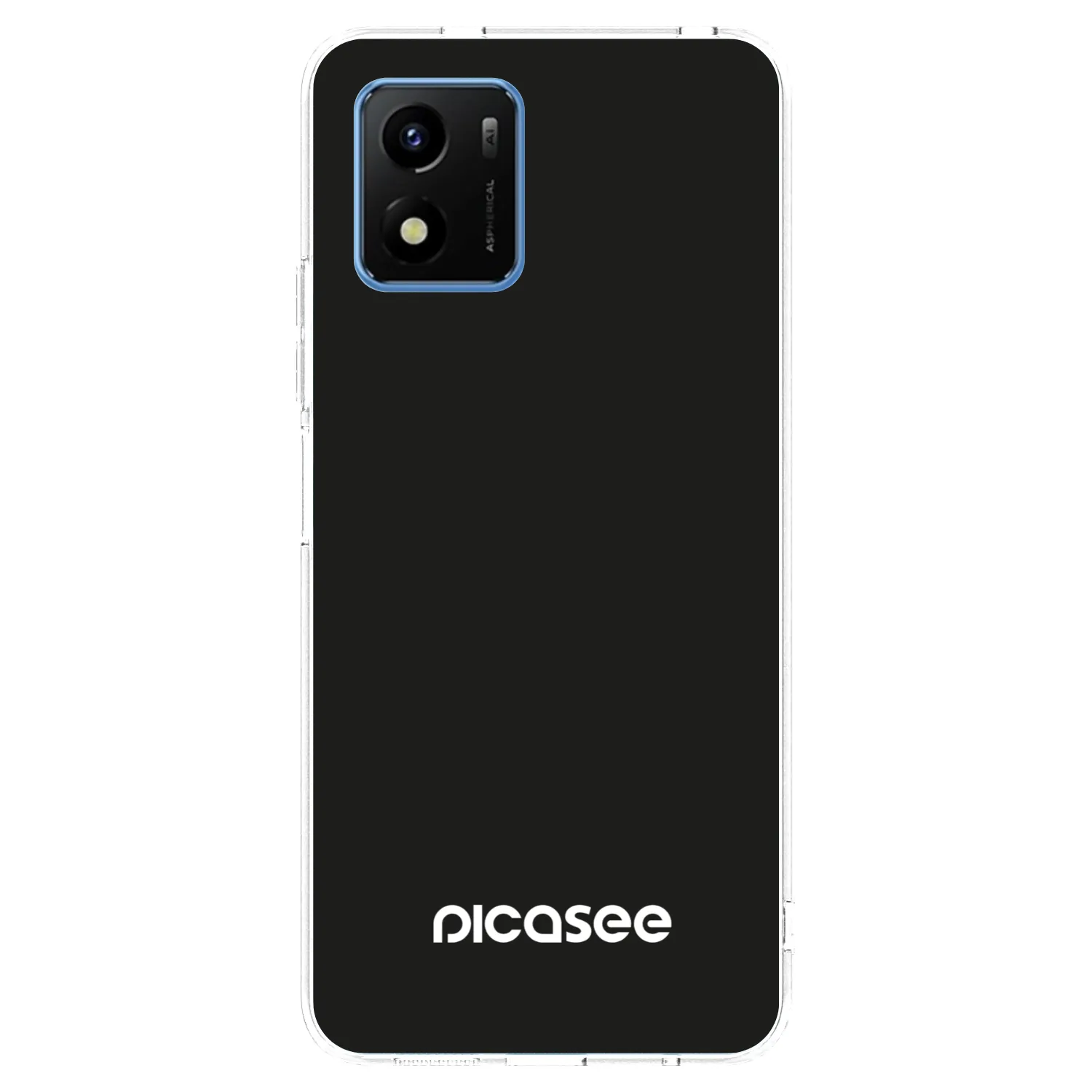 Picasee silikonowe przeźroczyste etui na Vivo Y01 - Picasee