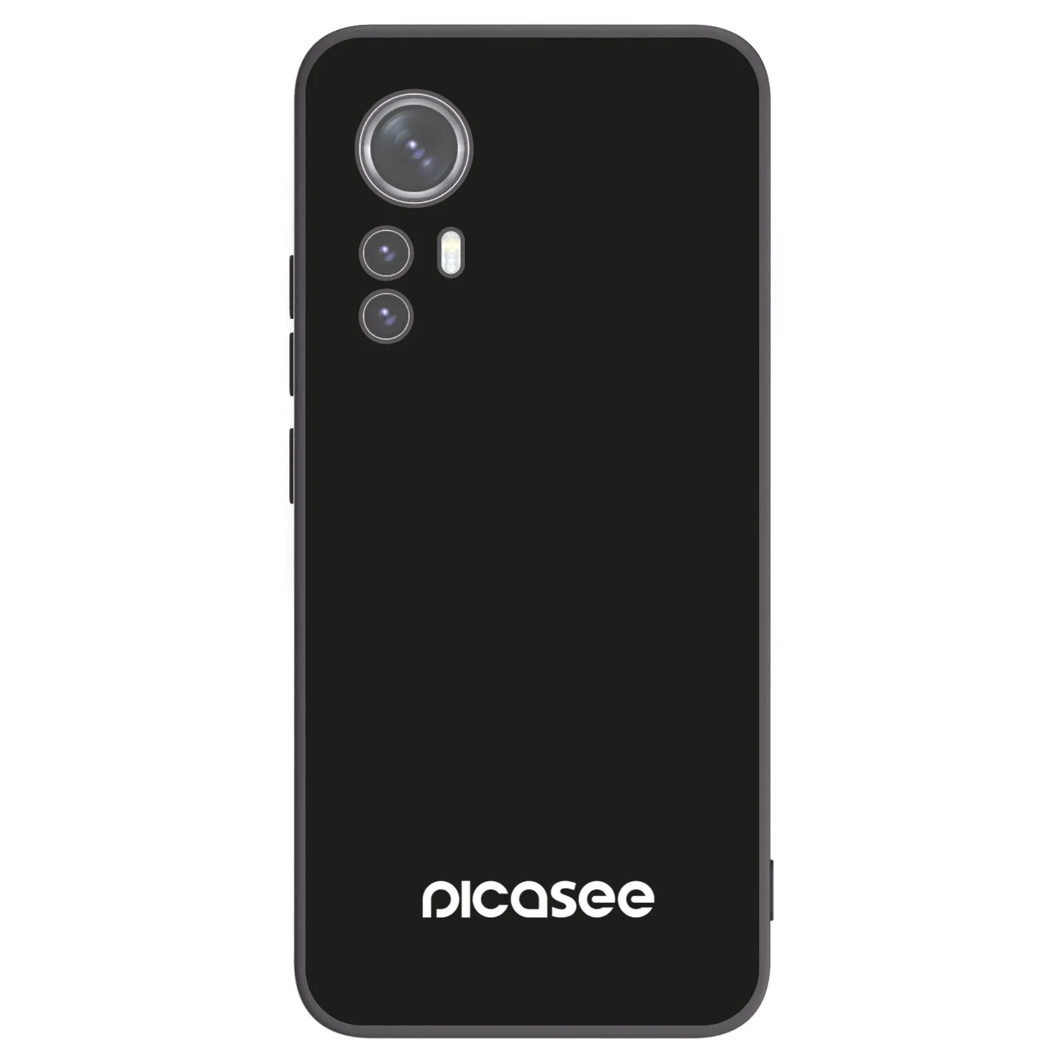 Picasee silikonowe czarne etui na Xiaomi 12X - Picasee