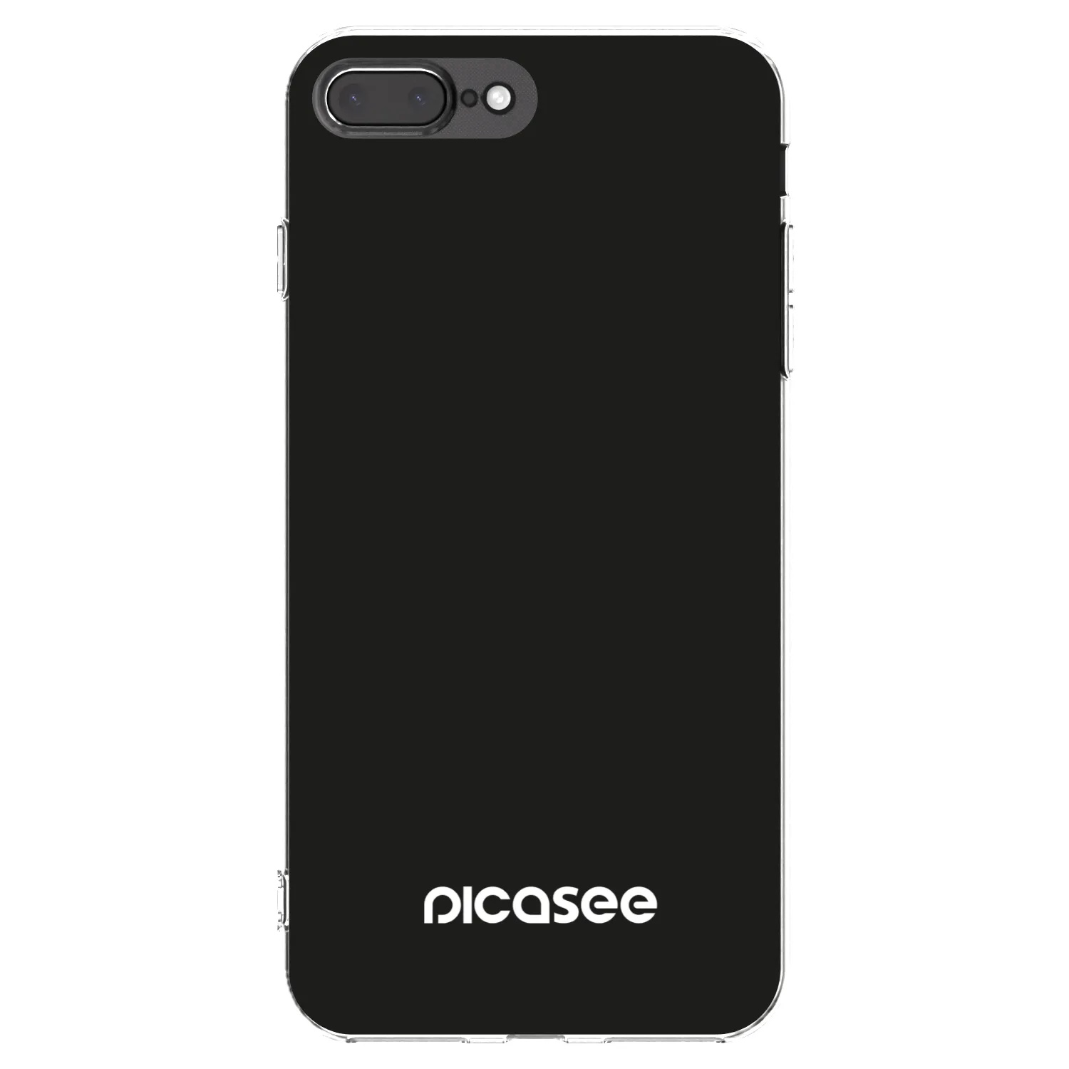 Picasee silikonowe przeźroczyste etui na Apple iPhone 8 Plus - Picasee
