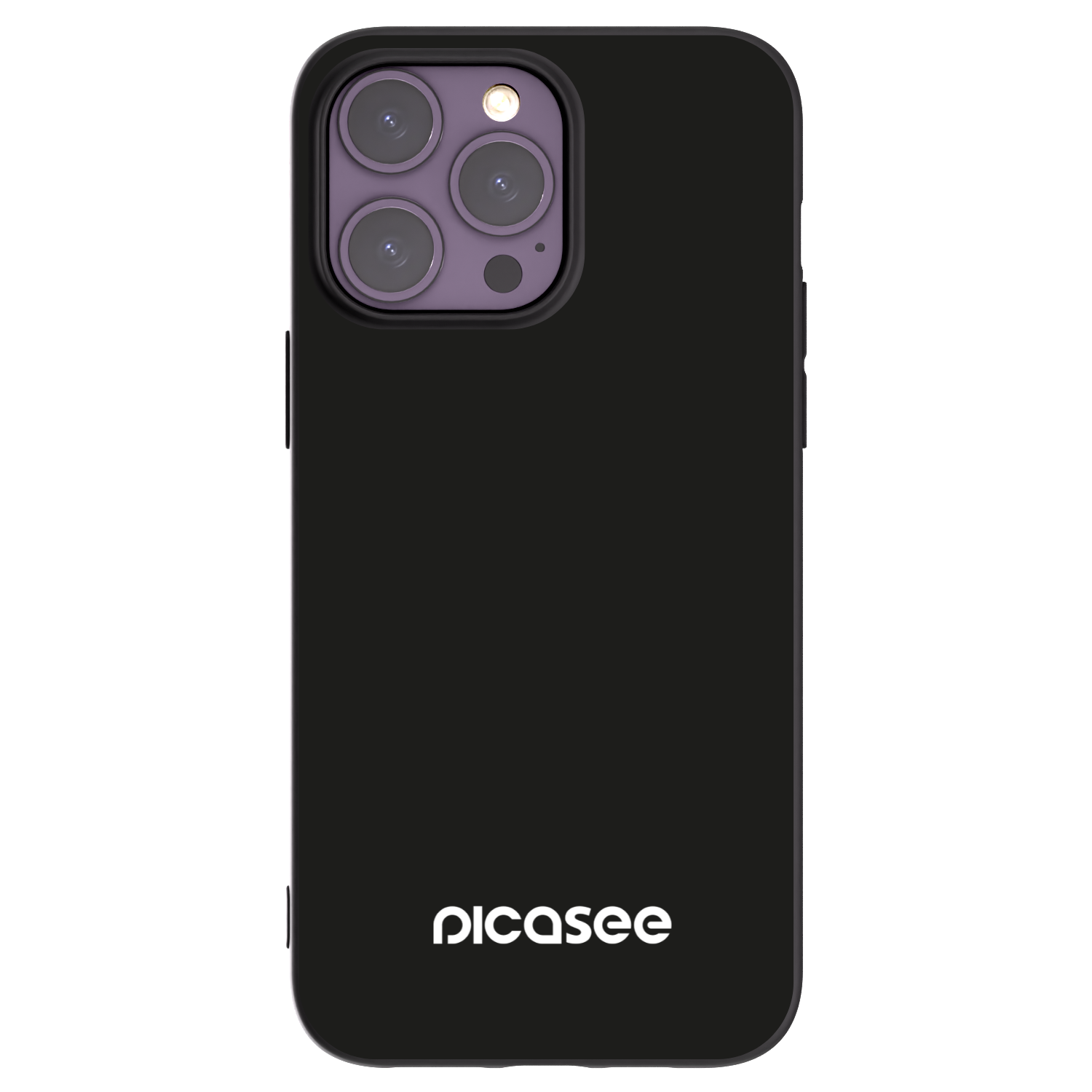Picasee silikonowe czarne etui na Apple iPhone 14 Pro Max - Picasee