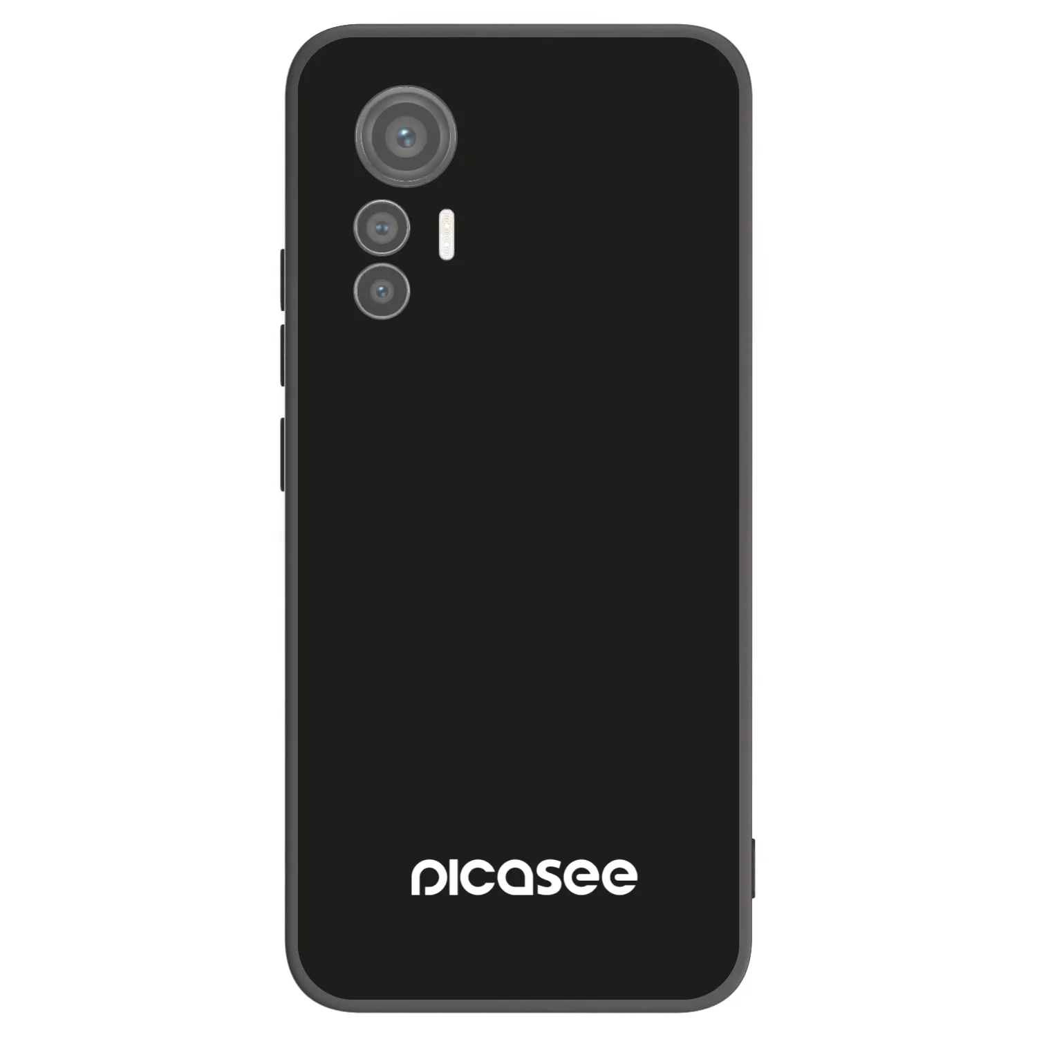 Picasee silikonowe czarne etui na Xiaomi 12 Lite - Picasee