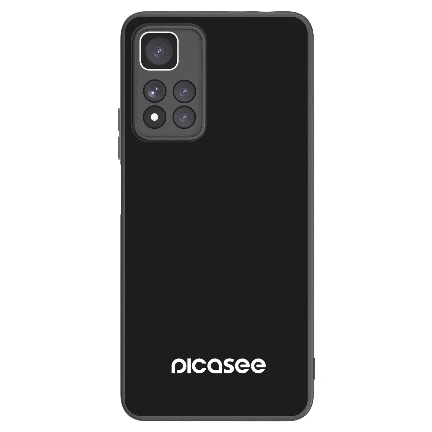Picasee silikonowe czarne etui na Xiaomi Redmi Note 11 Pro+ 5G - Picasee