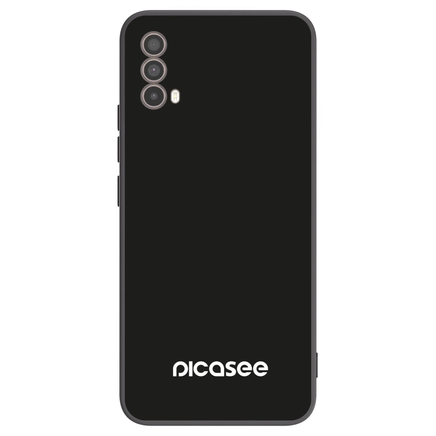 Picasee silikonowe czarne etui na Motorola Moto E40 - Picasee