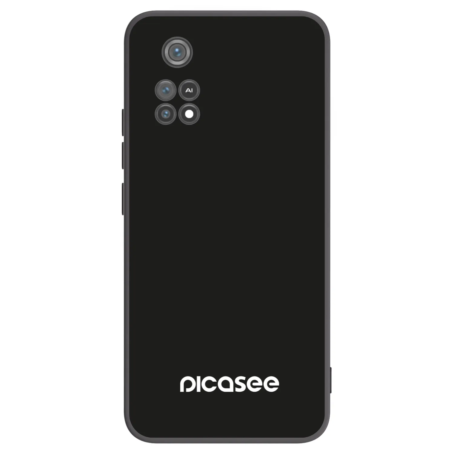 Picasee silikonowe czarne etui na Xiaomi Poco M4 Pro - Picasee