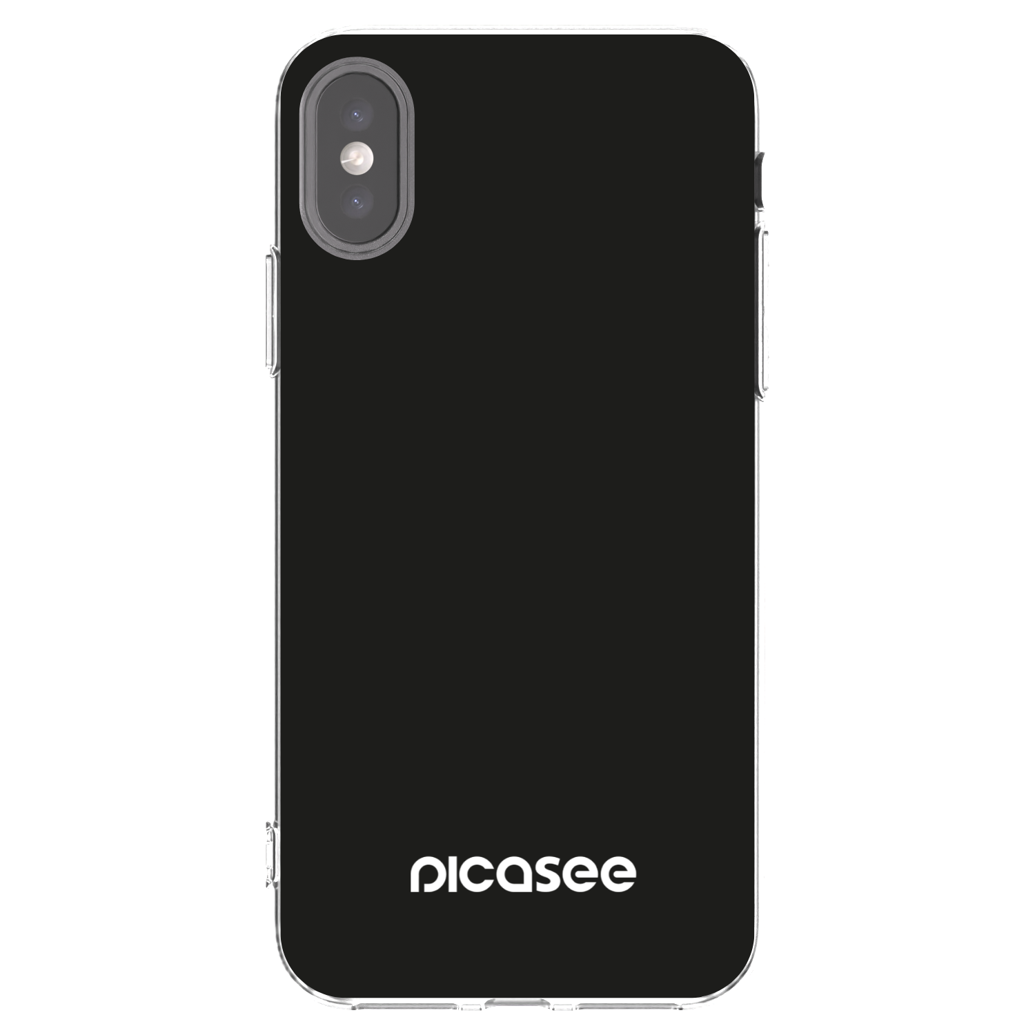 Picasee silikonowe przeźroczyste etui na Apple iPhone X/XS - Picasee