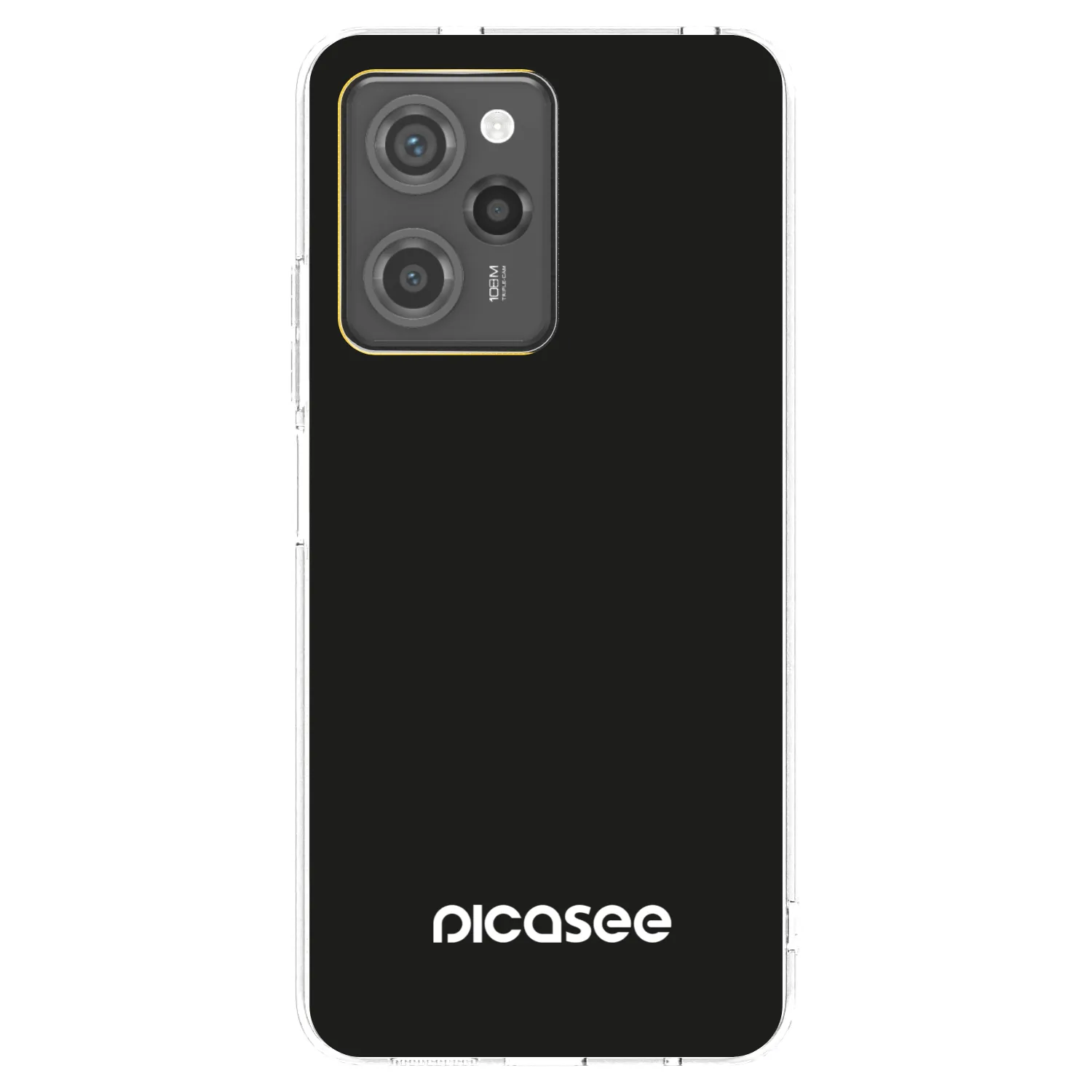 Picasee silikonowe czarne etui na Xiaomi Poco X5 Pro - Picasee