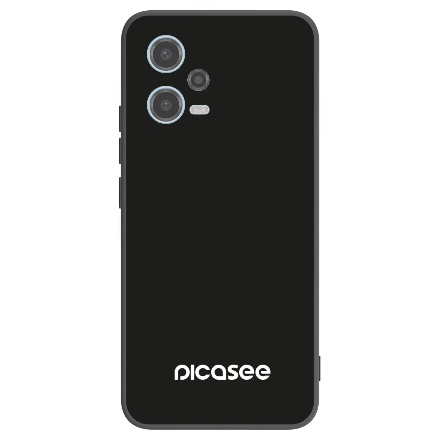 Picasee silikonowe czarne etui na Xiaomi Redmi Note 12 5G - Picasee