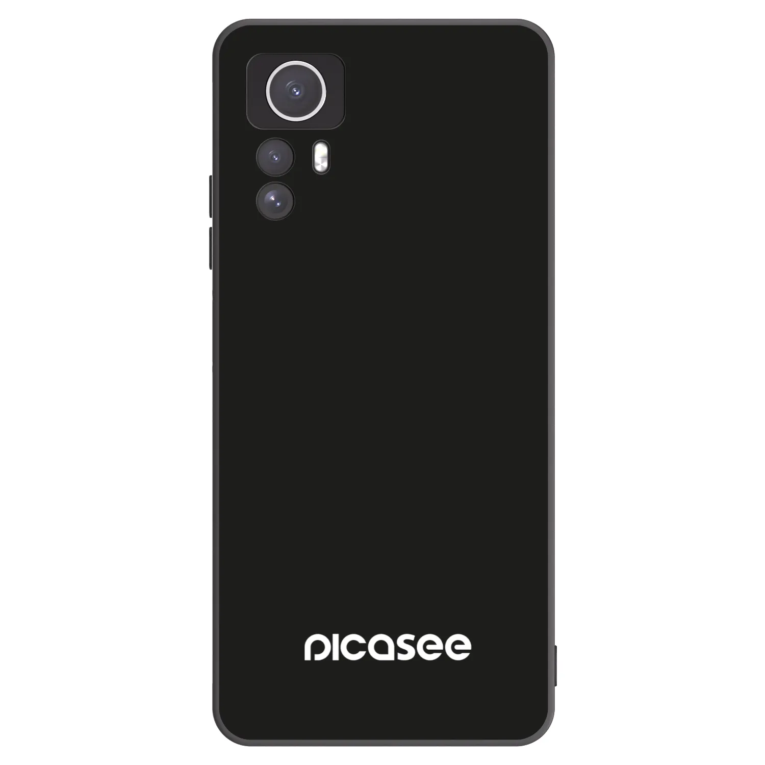 Picasee silikonowe czarne etui na Xiaomi Redmi Note 12S - Picasee