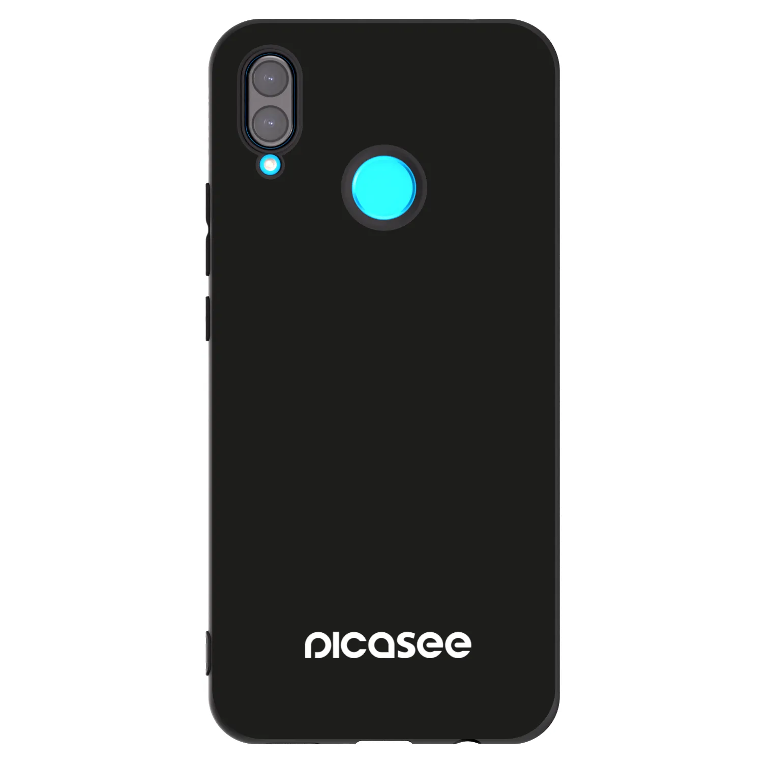 Picasee silikonowe czarne etui na Huawei Nova 3 - Picasee