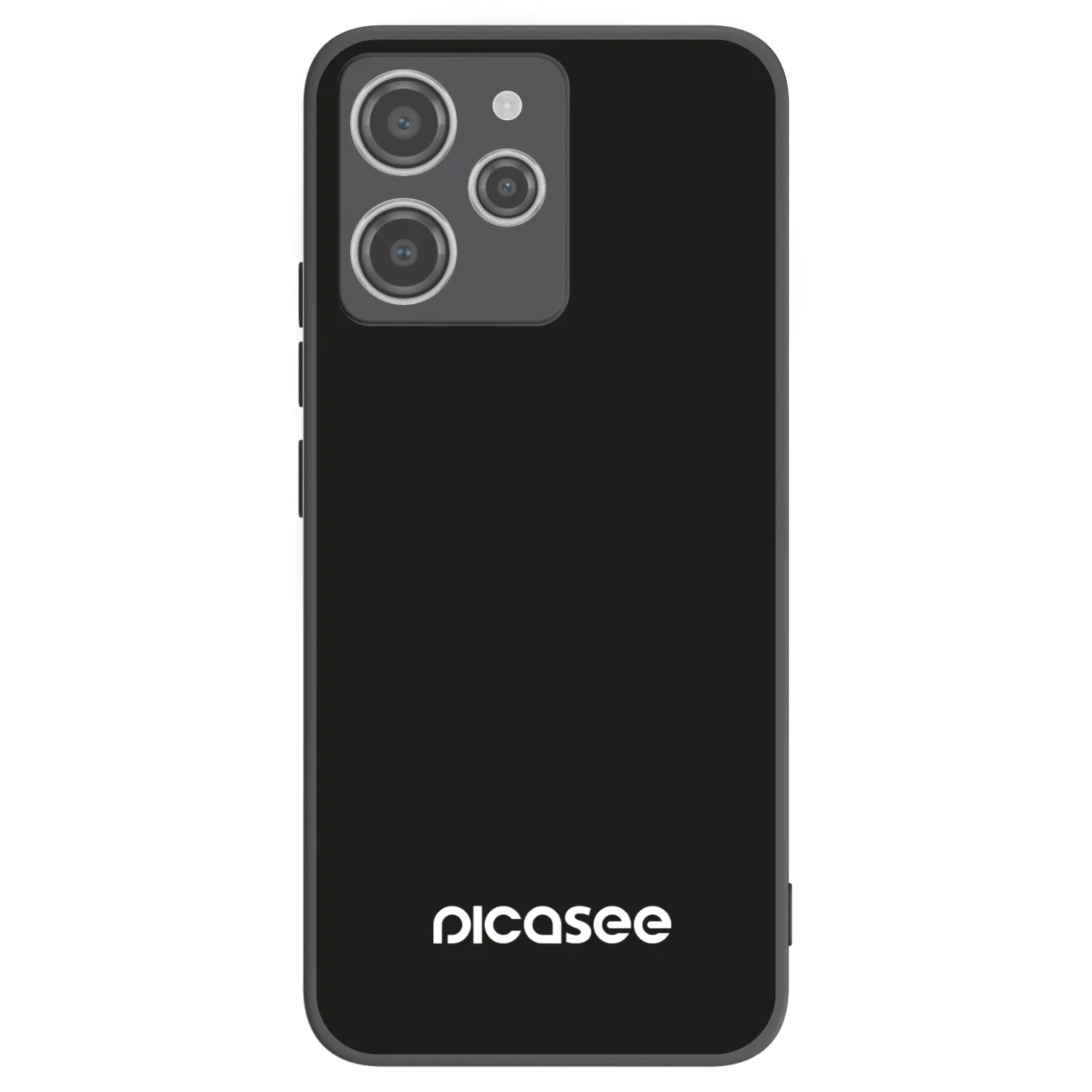 Picasee silikonowe czarne etui na Xiaomi Redmi 12 4G - Picasee