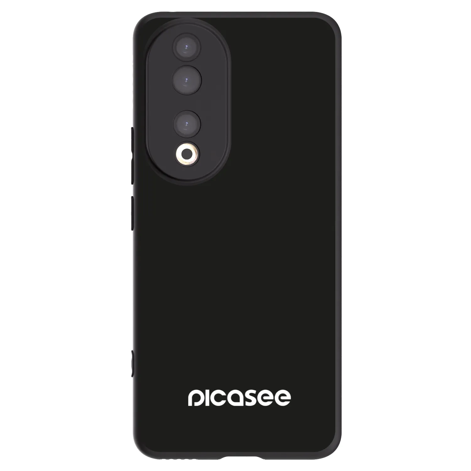 Picasee silikonowe czarne etui na Honor 90 5G - Picasee