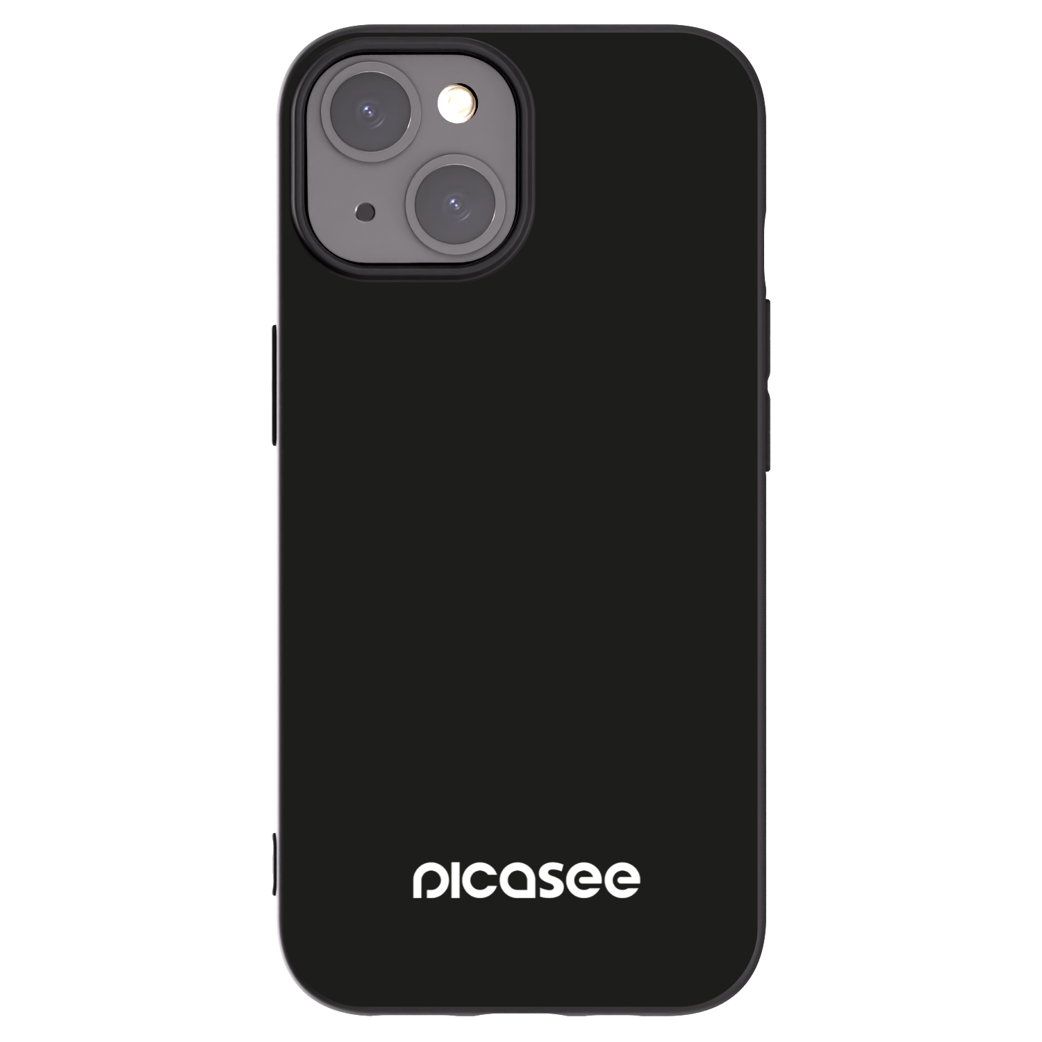 Picasee silikonowe czarne etui na Apple iPhone 15 - Picasee