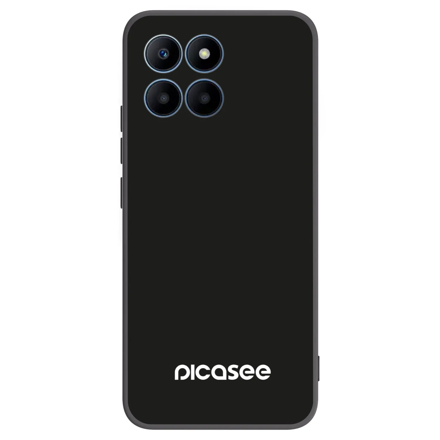 Picasee silikonowe czarne etui na Honor 70 Lite - Picasee