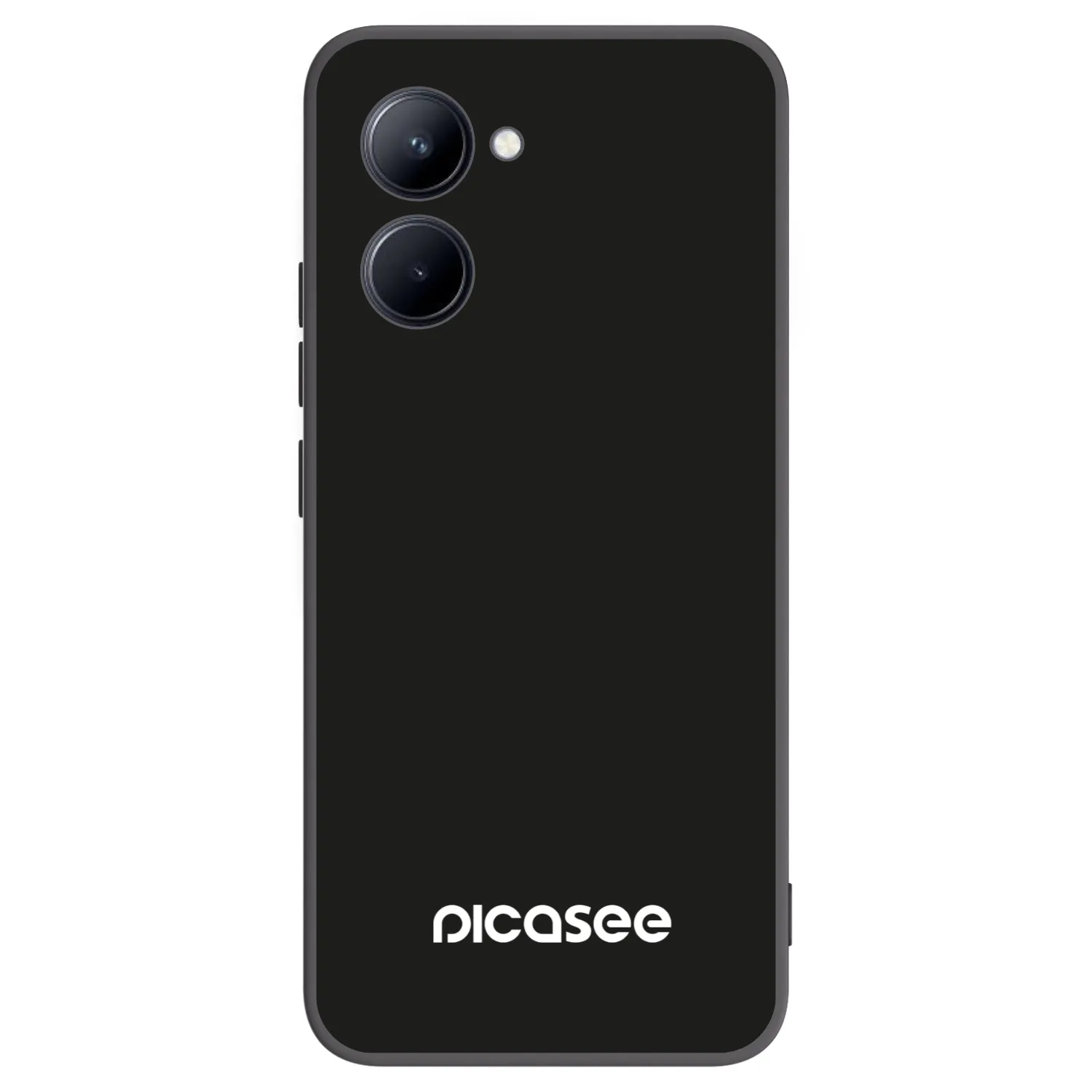 Picasee silikonowe czarne etui na Realme C33 (2023) - Picasee
