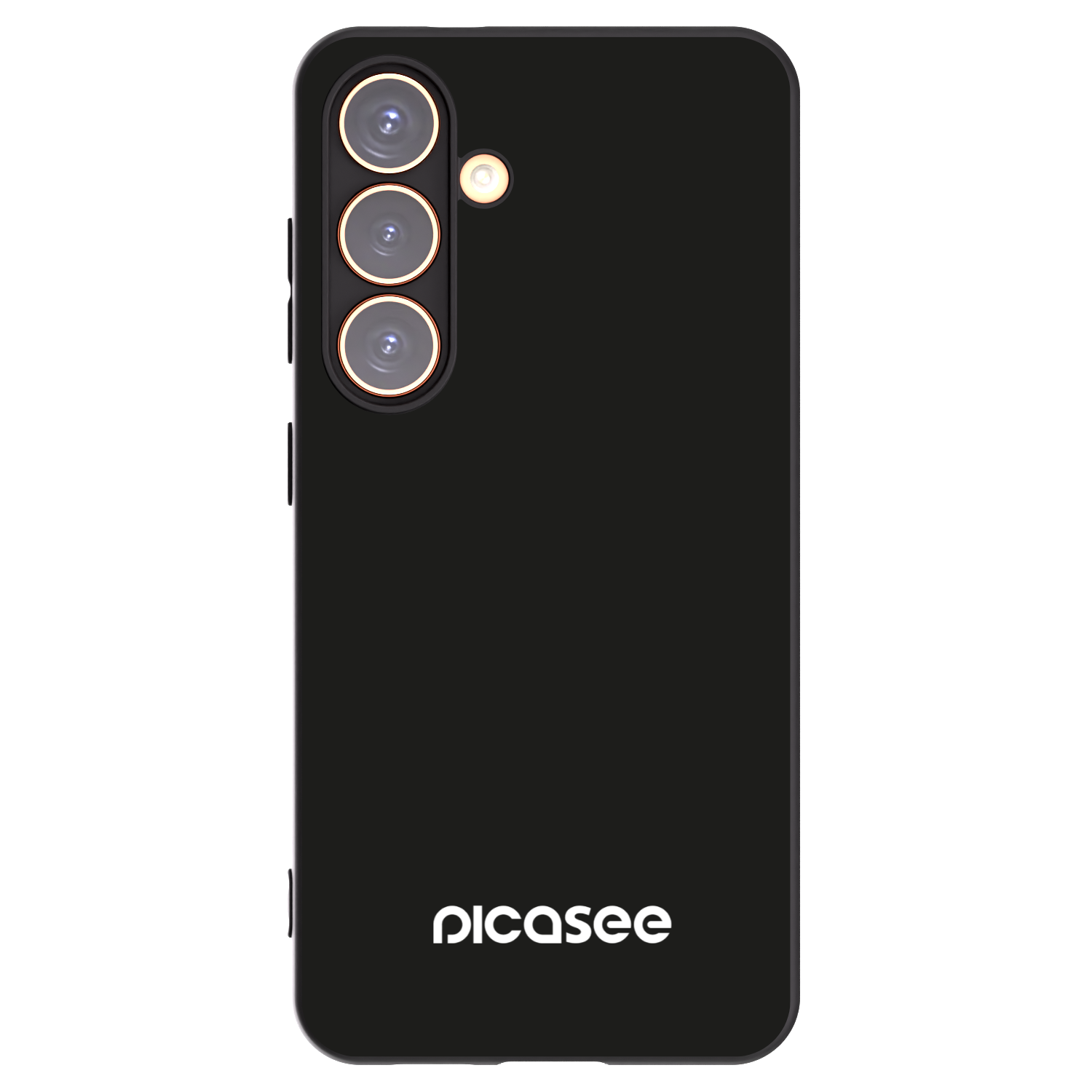 Picasee silikonowe czarne etui na Samsung Galaxy S24 S921B 5G - Picasee